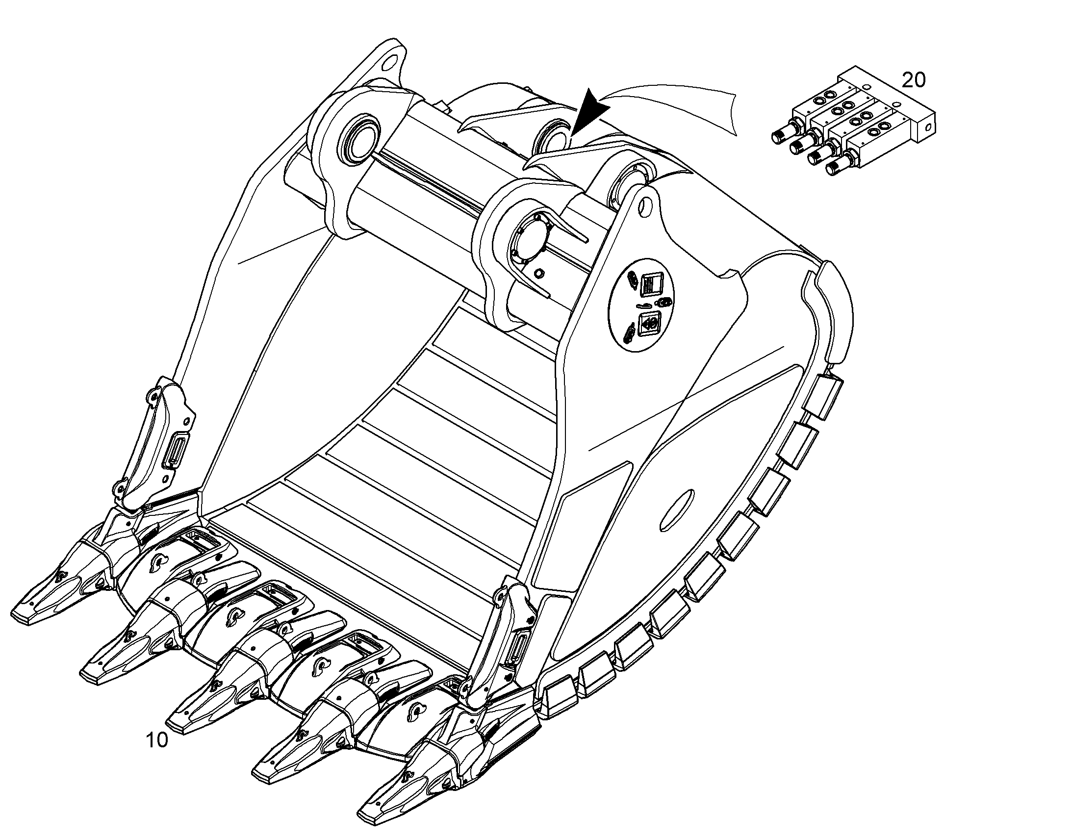 СМАЗКА ЦЕНТРАЛИЗОВАННАЯ КОВША 12199024 LIEBHERR