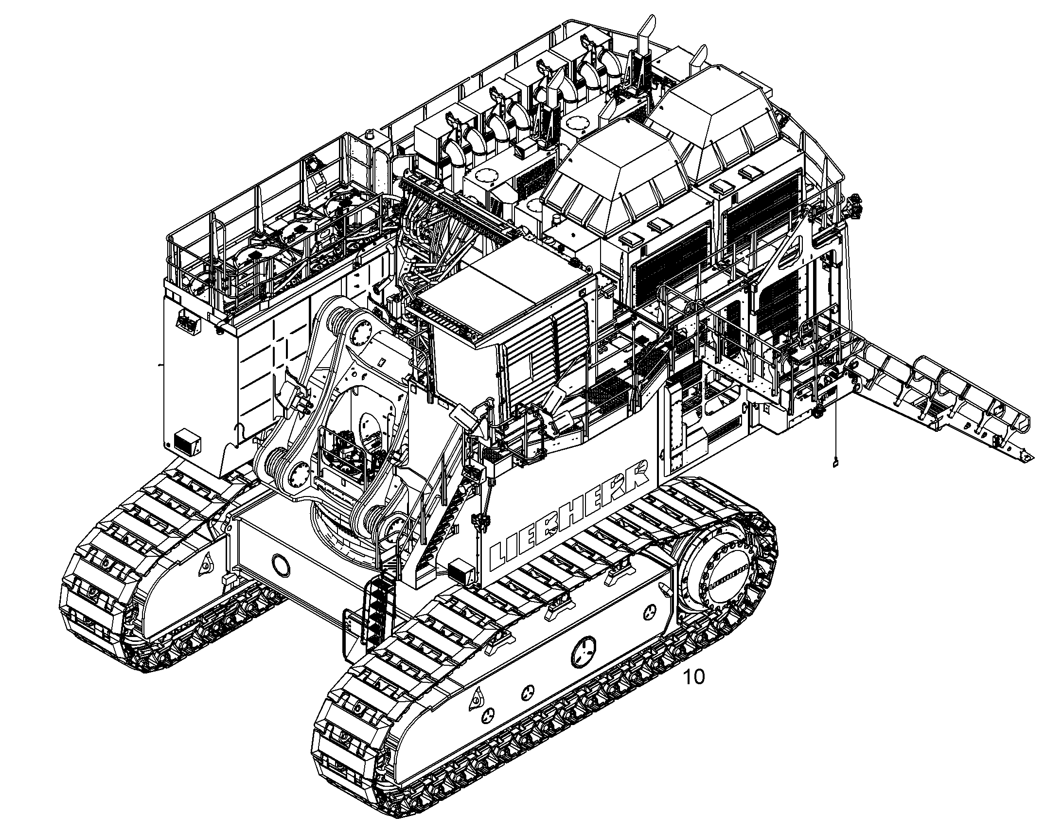 ОСНОВНОЕ УСТРОЙСТВО R-9800 12190299 LIEBHERR