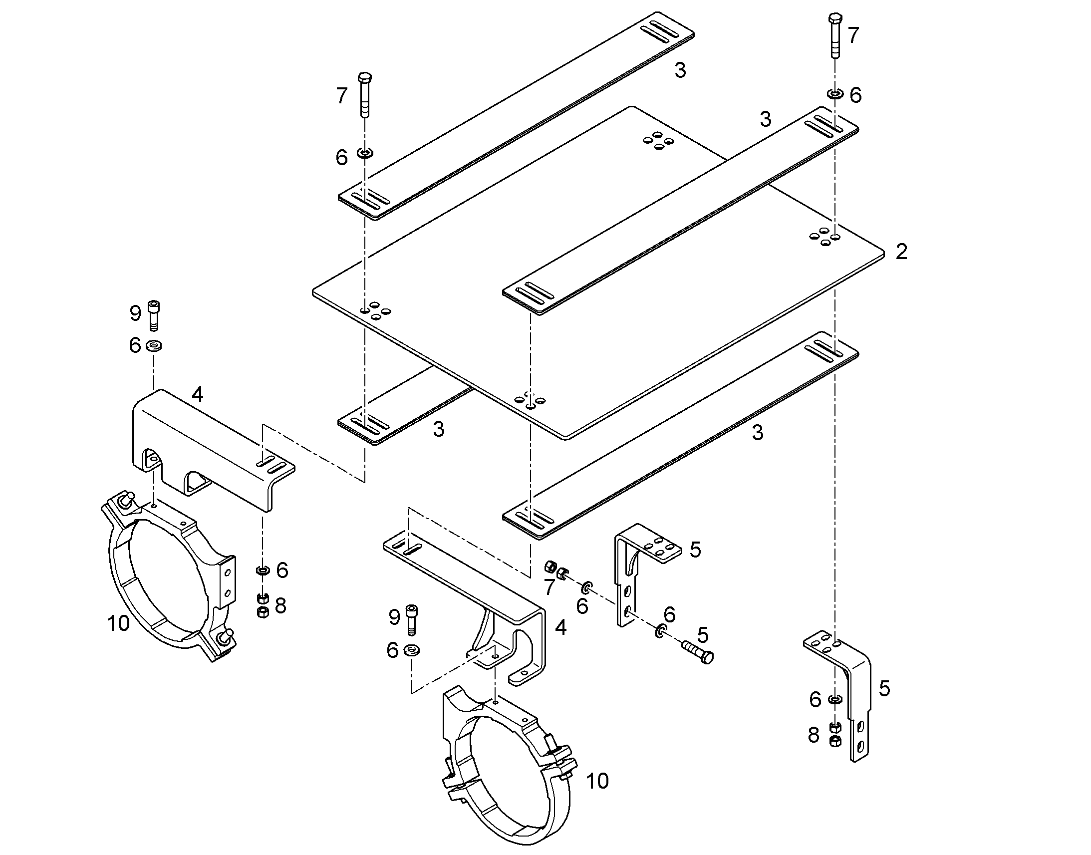 УГОЛЬНИК КРЕПЕЖНЫЙ 12198544 LIEBHERR