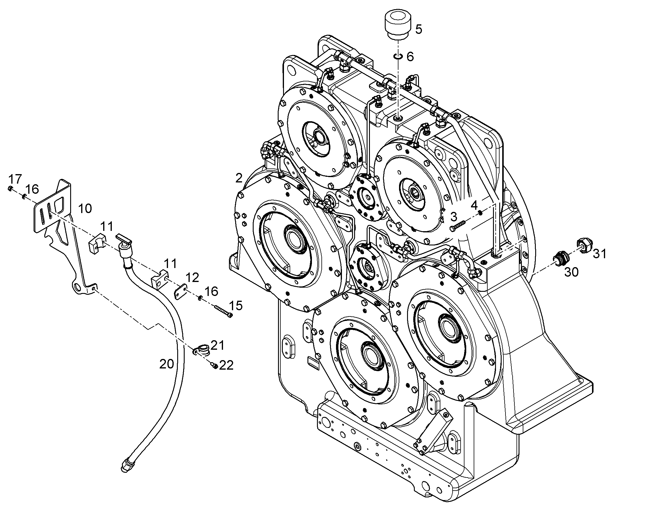 СКОБА DIN 3016-1 D1 16X15 W1-2-CR 480401205 LIEBHERR