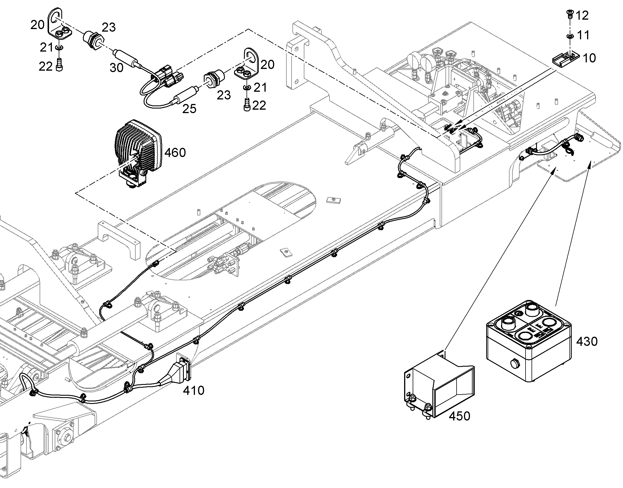 ELECTRICAL SYSTEM CABLING 11474913 LIEBHERR