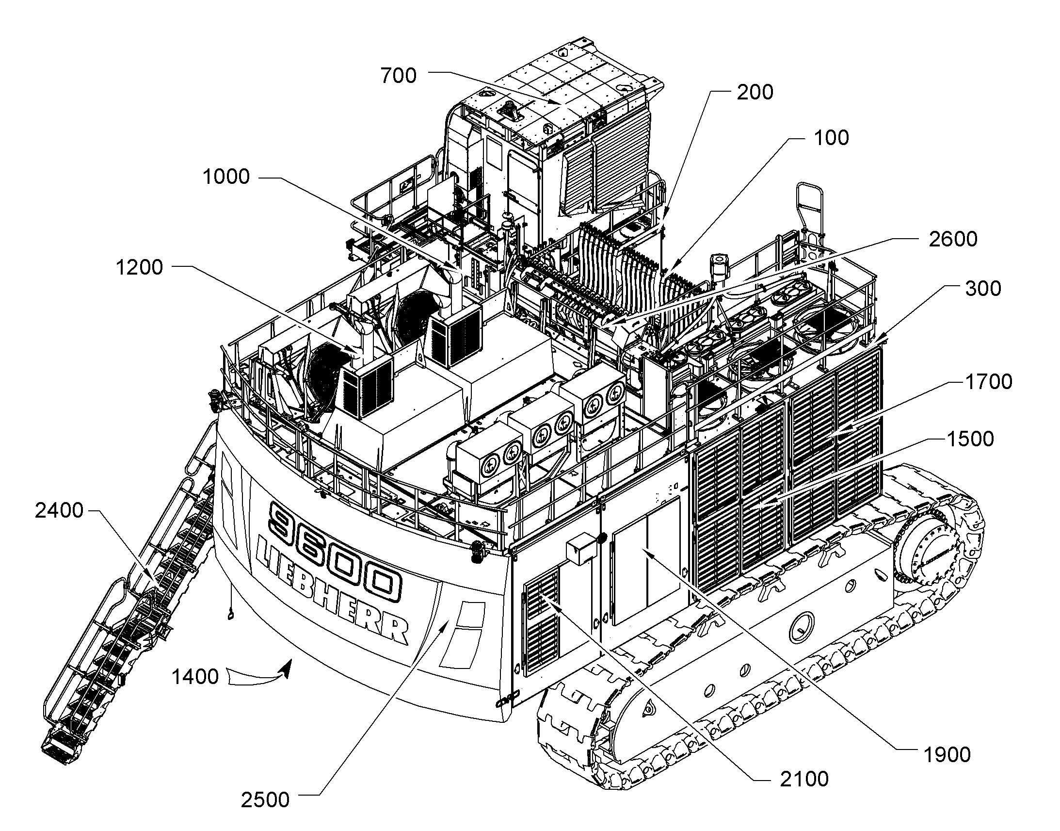 ELECTRIC INST. CATWALK LEITER 11469339 LIEBHERR