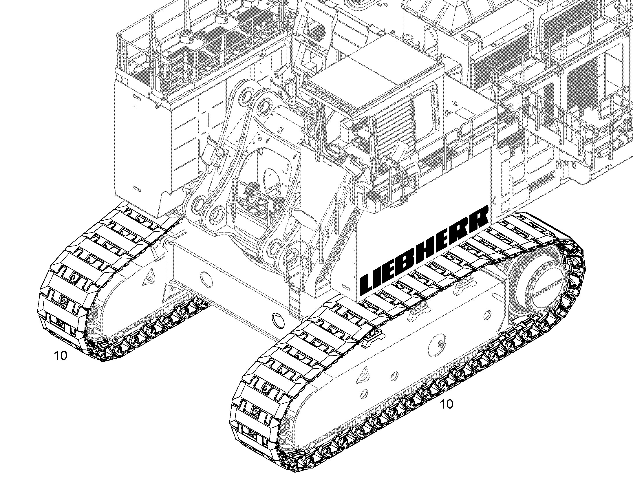 ЦЕПЬ КОВШОВАЯ 2000mm 11471645 LIEBHERR