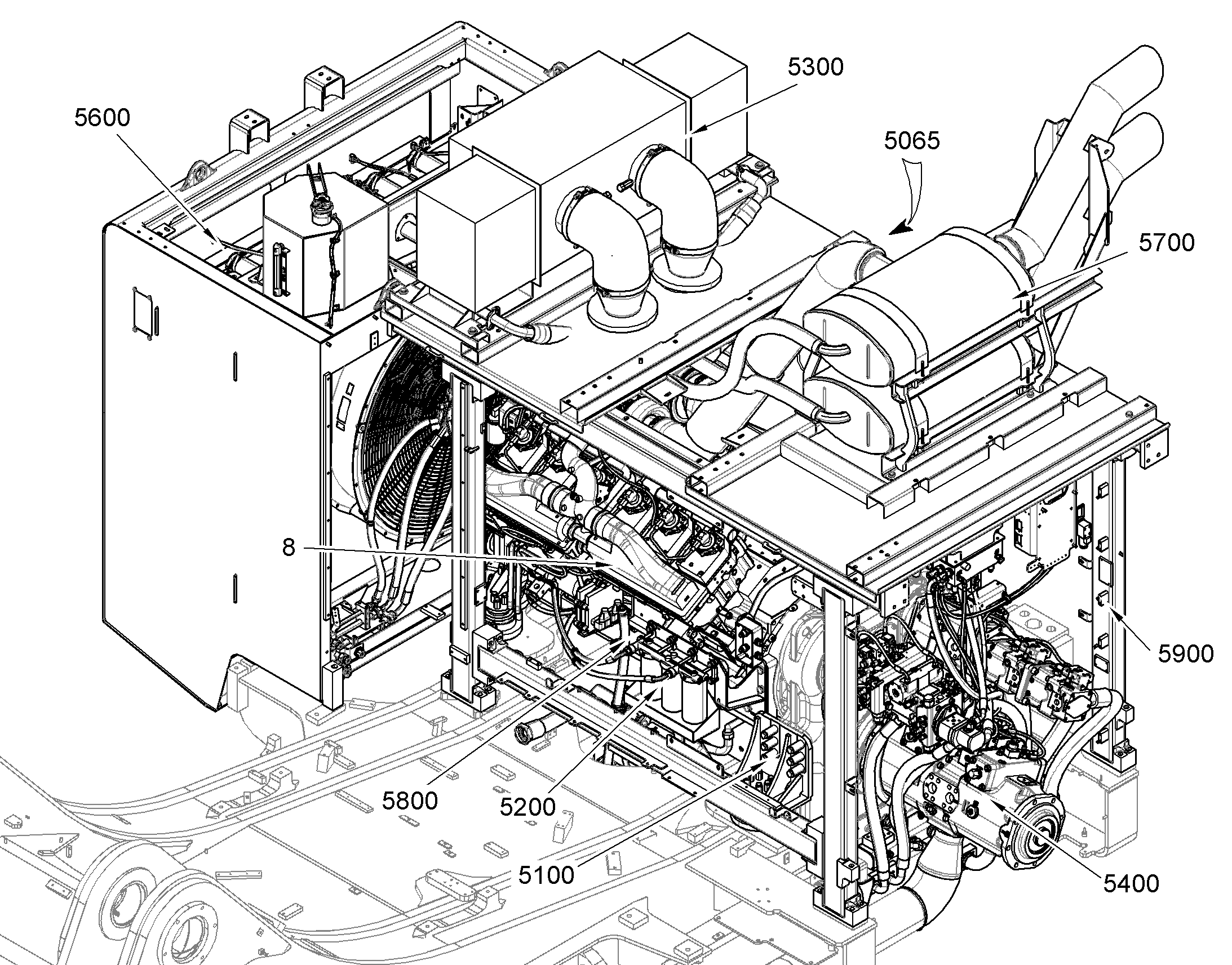 ДВИГАТЕЛЬ-ПРОВОДКА ВОДЫ 10834907 LIEBHERR