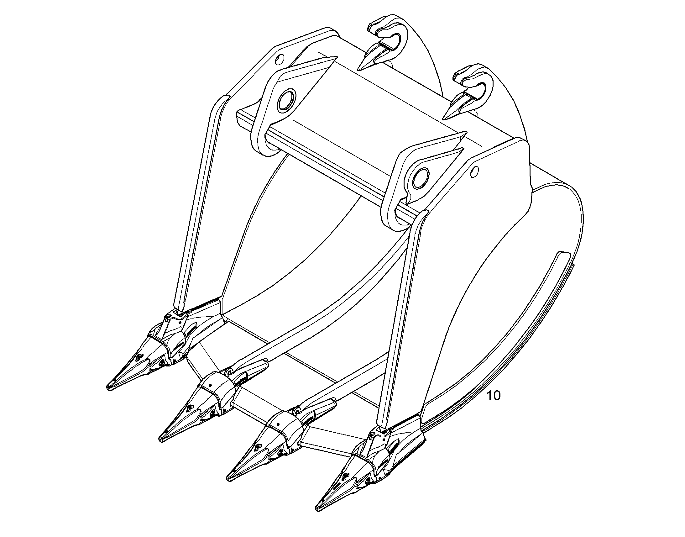 ЛОПАТА ОБРАТНАЯ 12712883 LIEBHERR