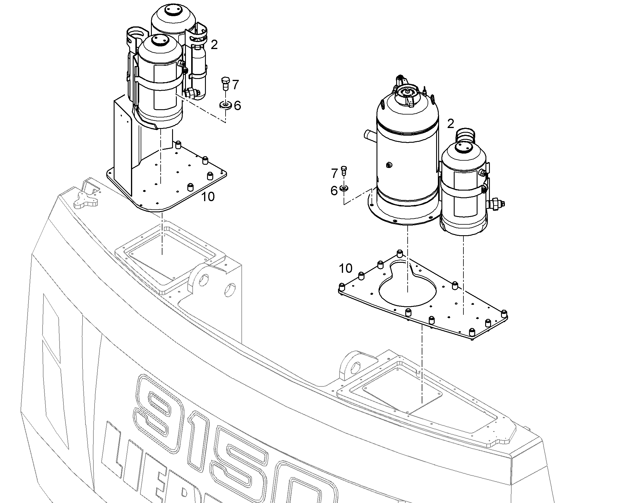 ОГНЕТУШИТЕЛЬ 11694399 LIEBHERR