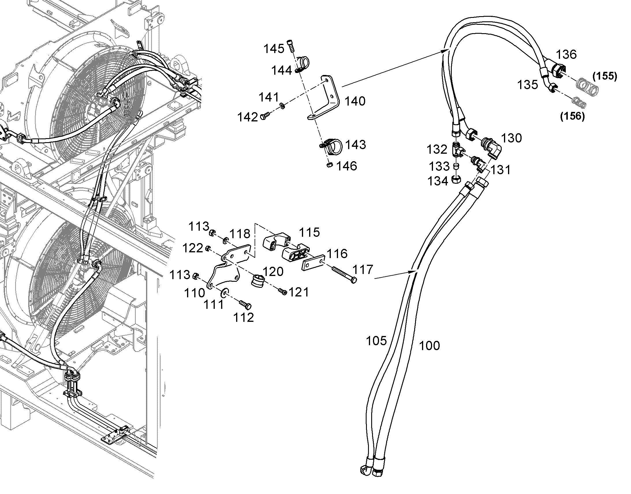 КЛЕММА ПОЛОВИННАЯ DIN 3015-2 3 S G 42 PP 12201897 LIEBHERR