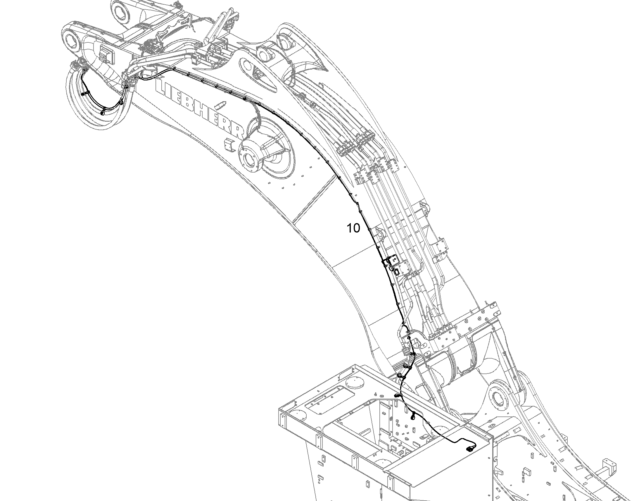 KIT POSITION SENSOR BOOM(BH) 12194398 LIEBHERR