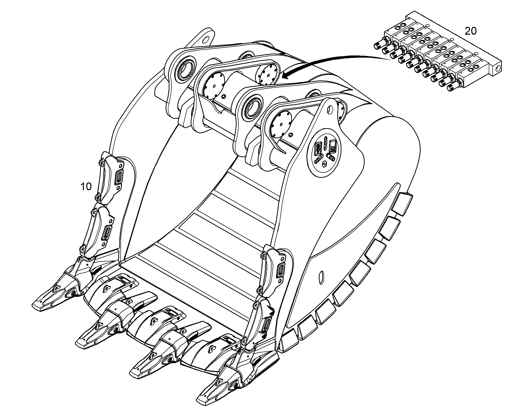 ЛОПАТА ОБРАТНАЯ HD 12199485 LIEBHERR