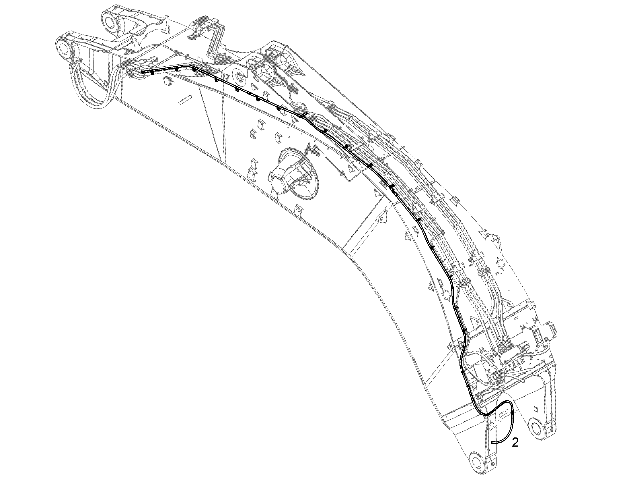 ВОЗДУХОВОД 12710434 LIEBHERR