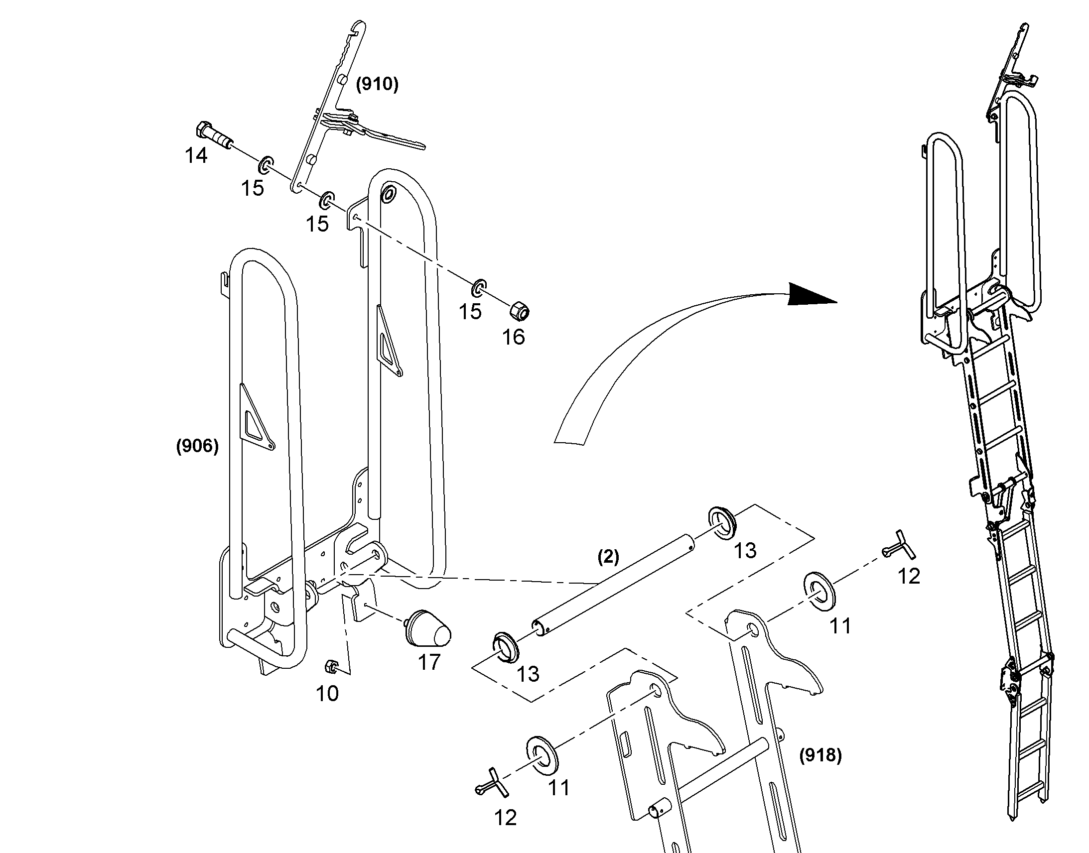 ПРУЖИНА НАТЯЖНАЯ 4,5X42X692 12254856 LIEBHERR