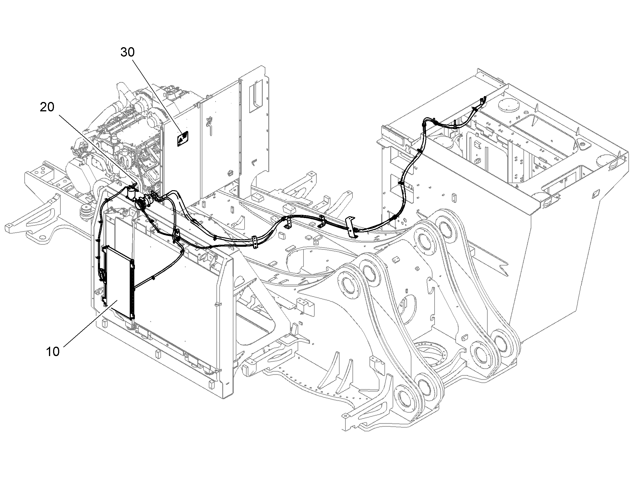 POWER PACK LABELS 12710506 LIEBHERR