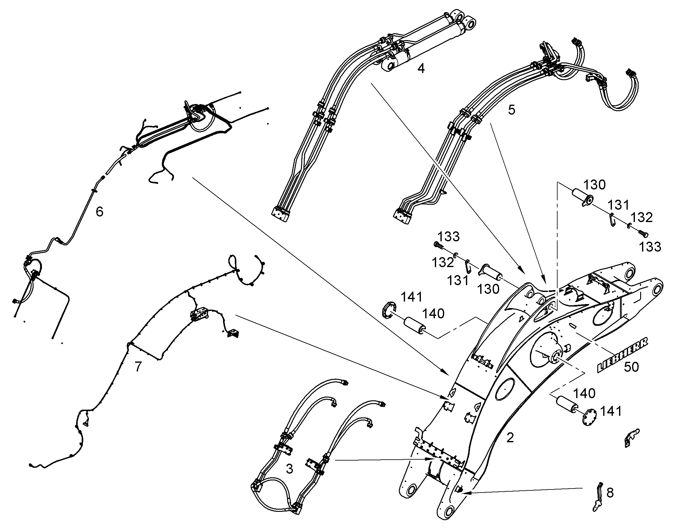 ЭЛЕКТРОУСТАНОВКА МОНОБЛОКА RETRO 8.5M 12710020 LIEBHERR