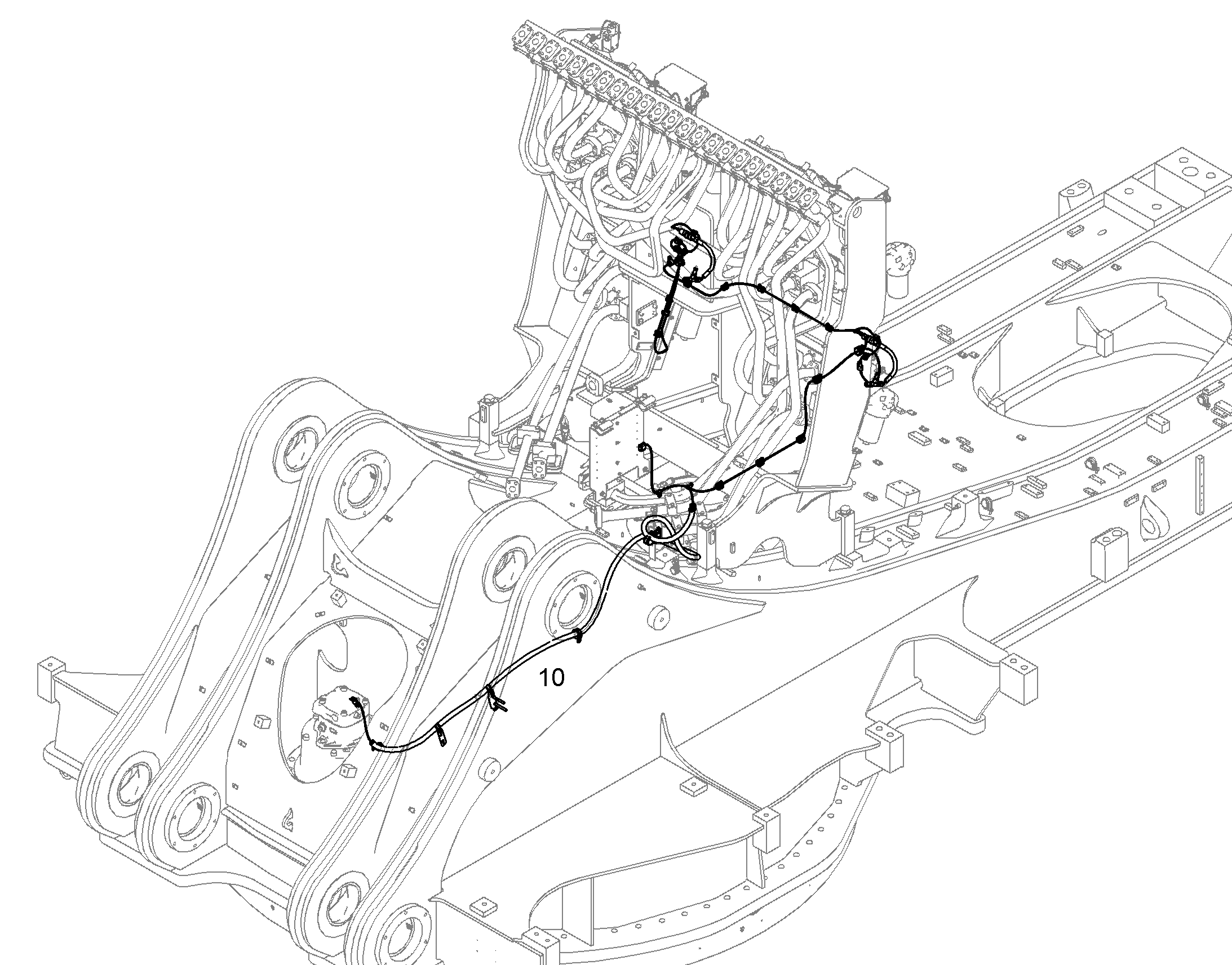 KIT PRESSURE SENSORS TRAVEL 12195718 LIEBHERR