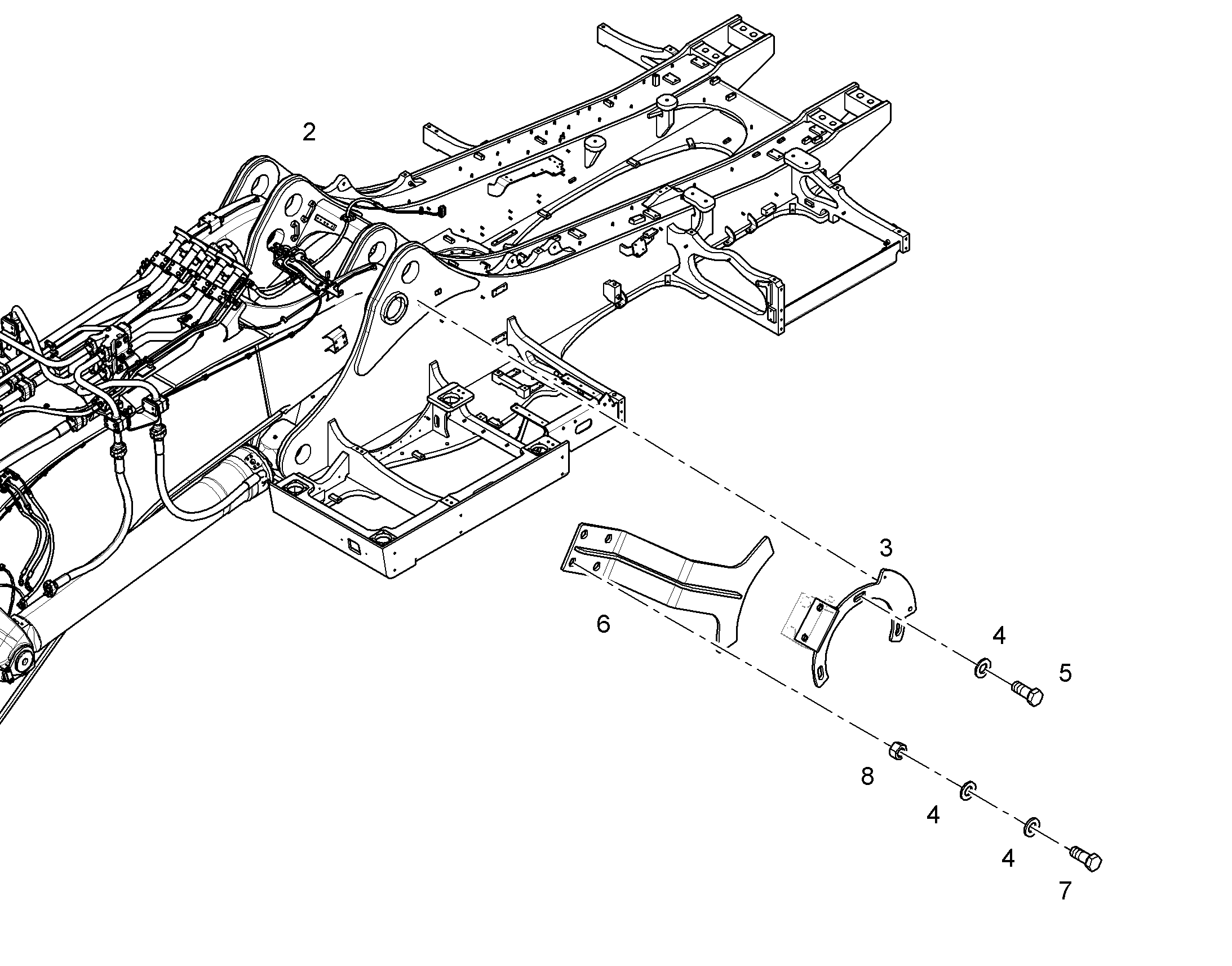 ПОДЪЕМНЫЙ ЦИЛИНДР ОТКЛЮЧЕНИЕ 12715401 LIEBHERR