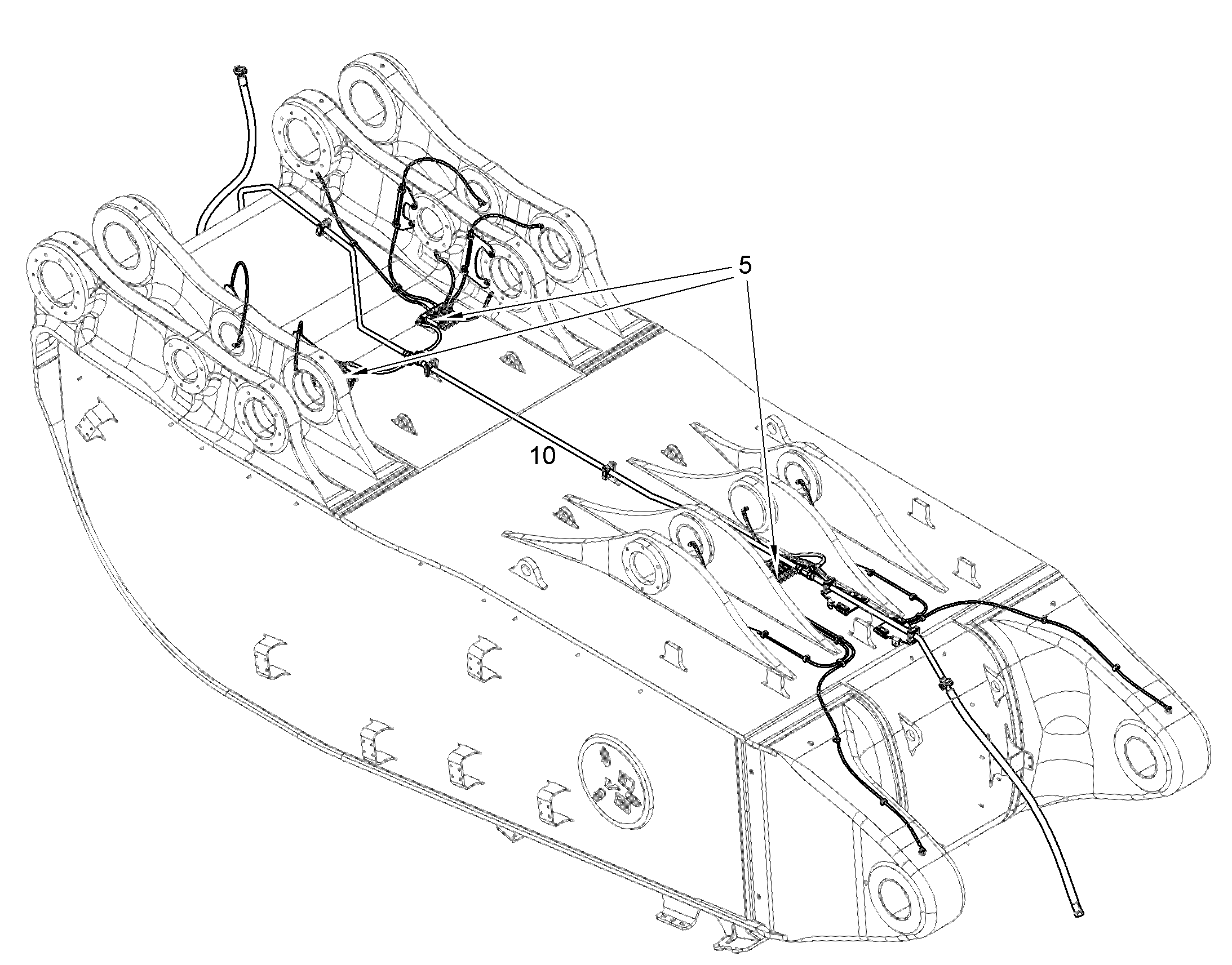 СТОПОРНАЯ ТЯГА TELEFLEX 12199392 LIEBHERR