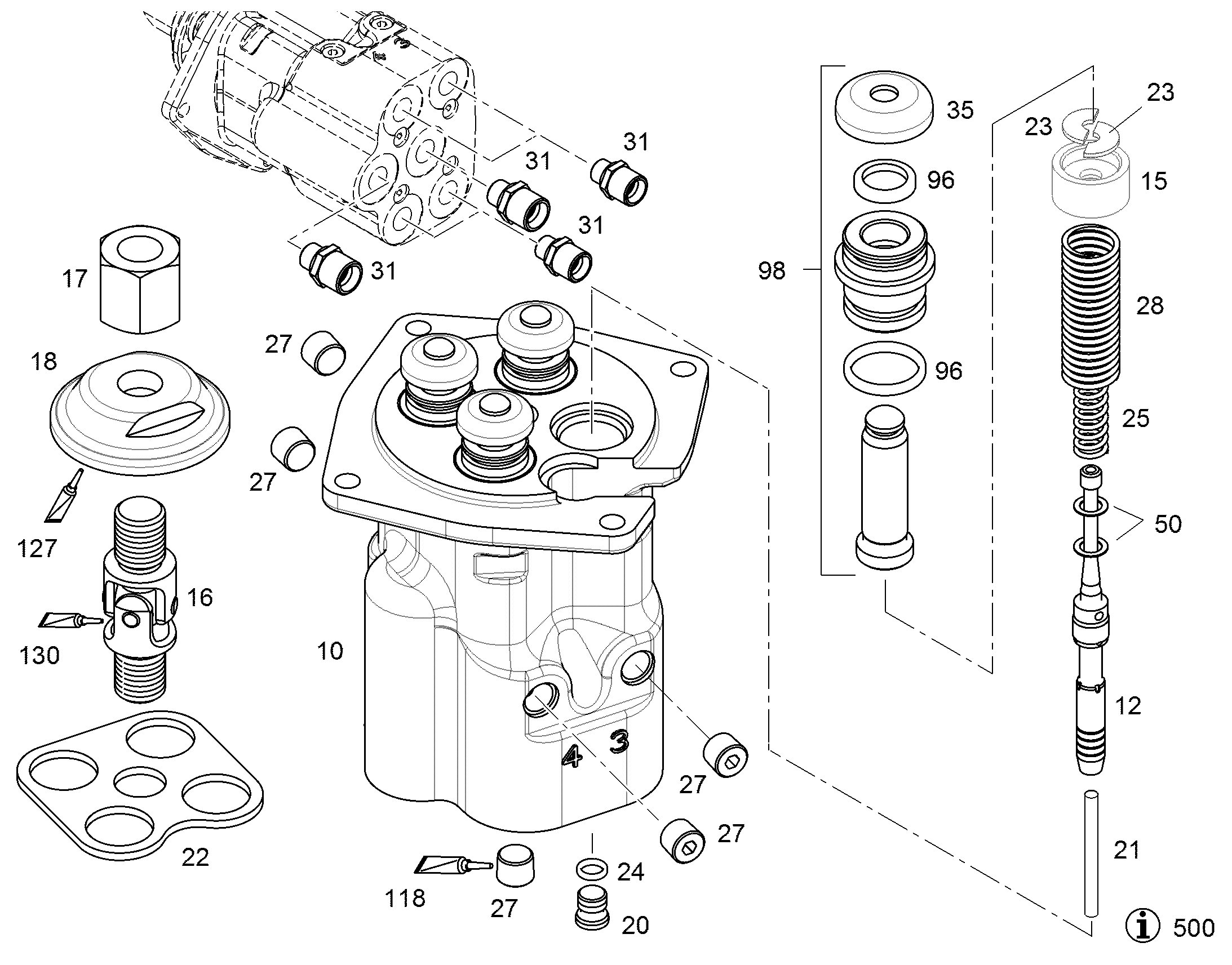 КОРПУС 12912875 LIEBHERR