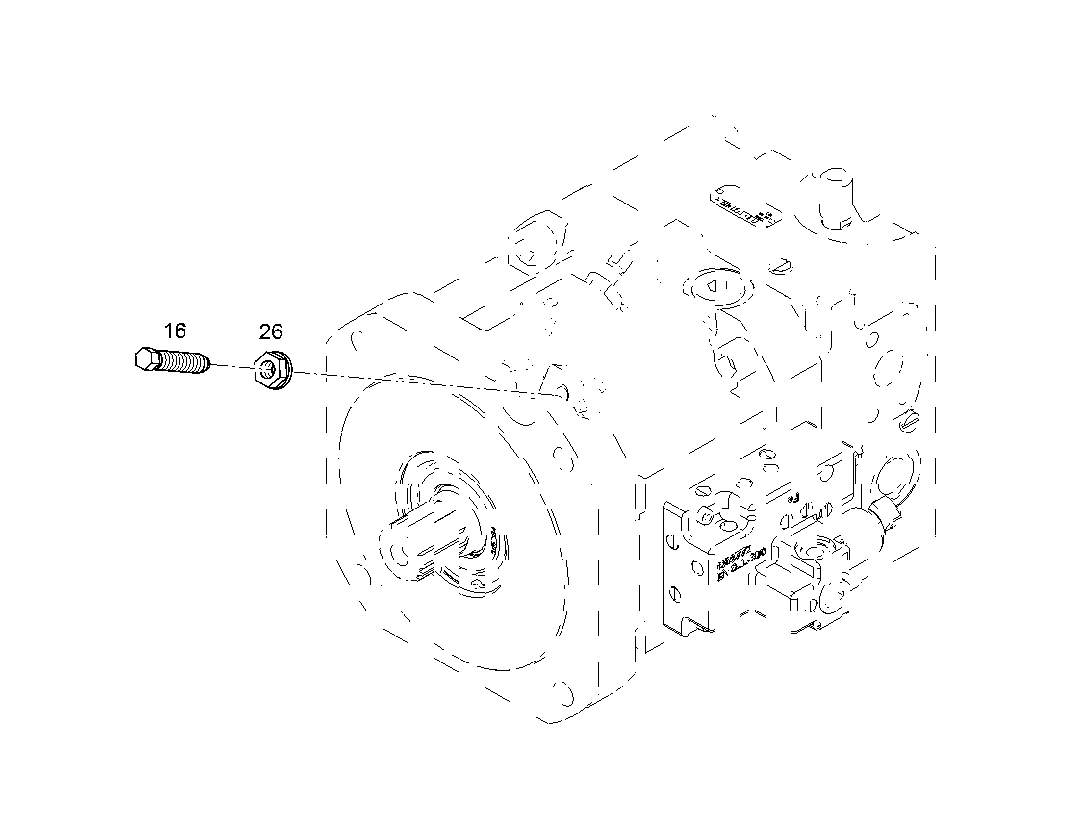 ВИНТ УПОРНЫЙ M12X1 42CrMo4 10146418 LIEBHERR