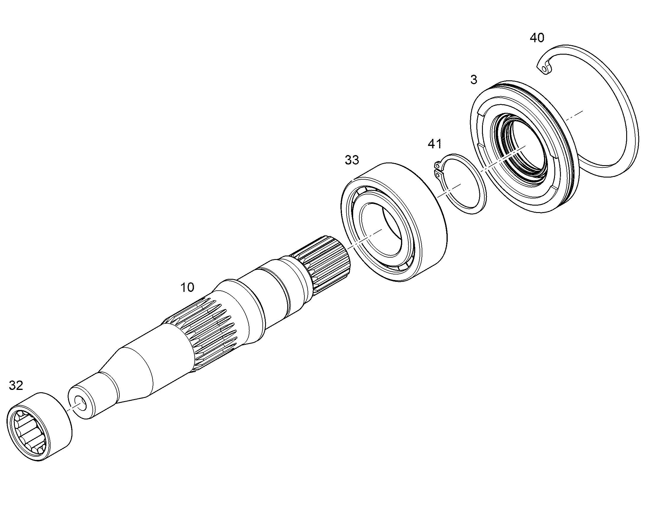 ЗАПОРНОЕ КОЛЬЦО ПРЕДСОБР NG 025-032 12880209 LIEBHERR
