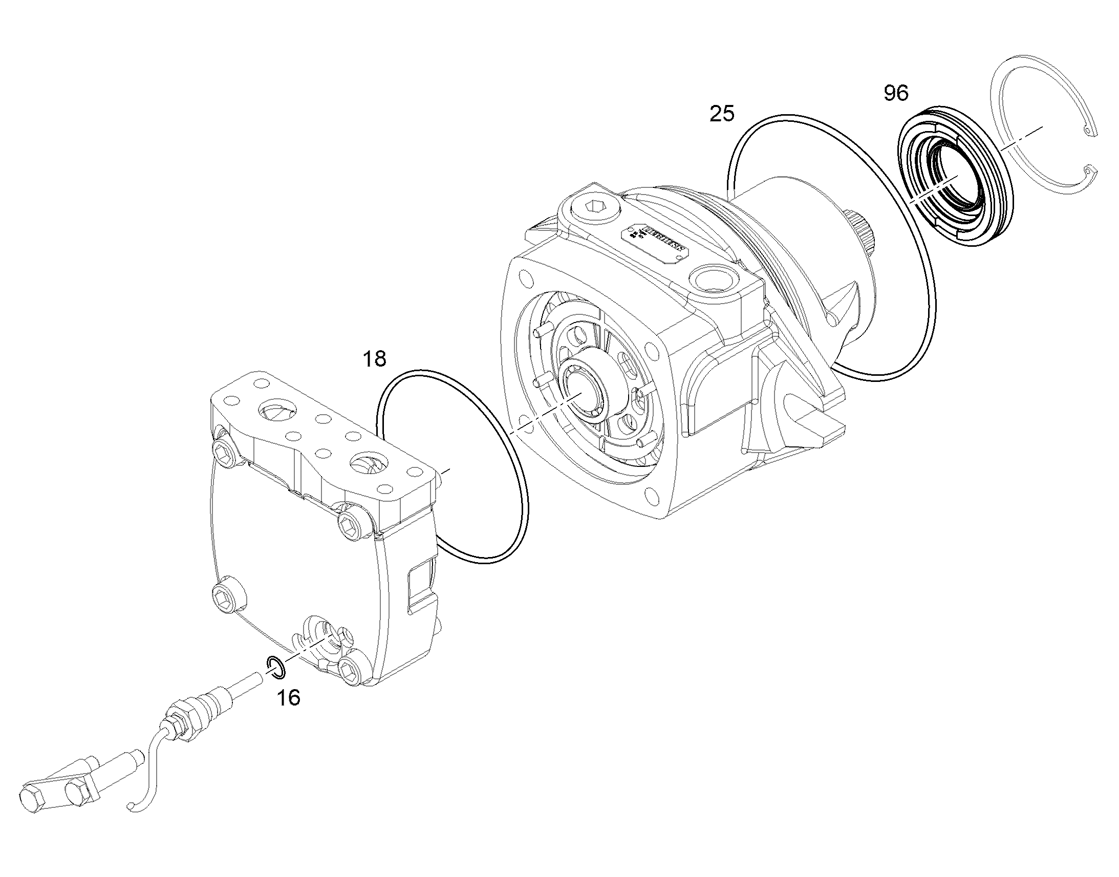 УПЛОТНИТЕЛЬНОЕ КОЛЬЦО ISO 3601-1 196,22X5,33 7380613 LIEBHERR