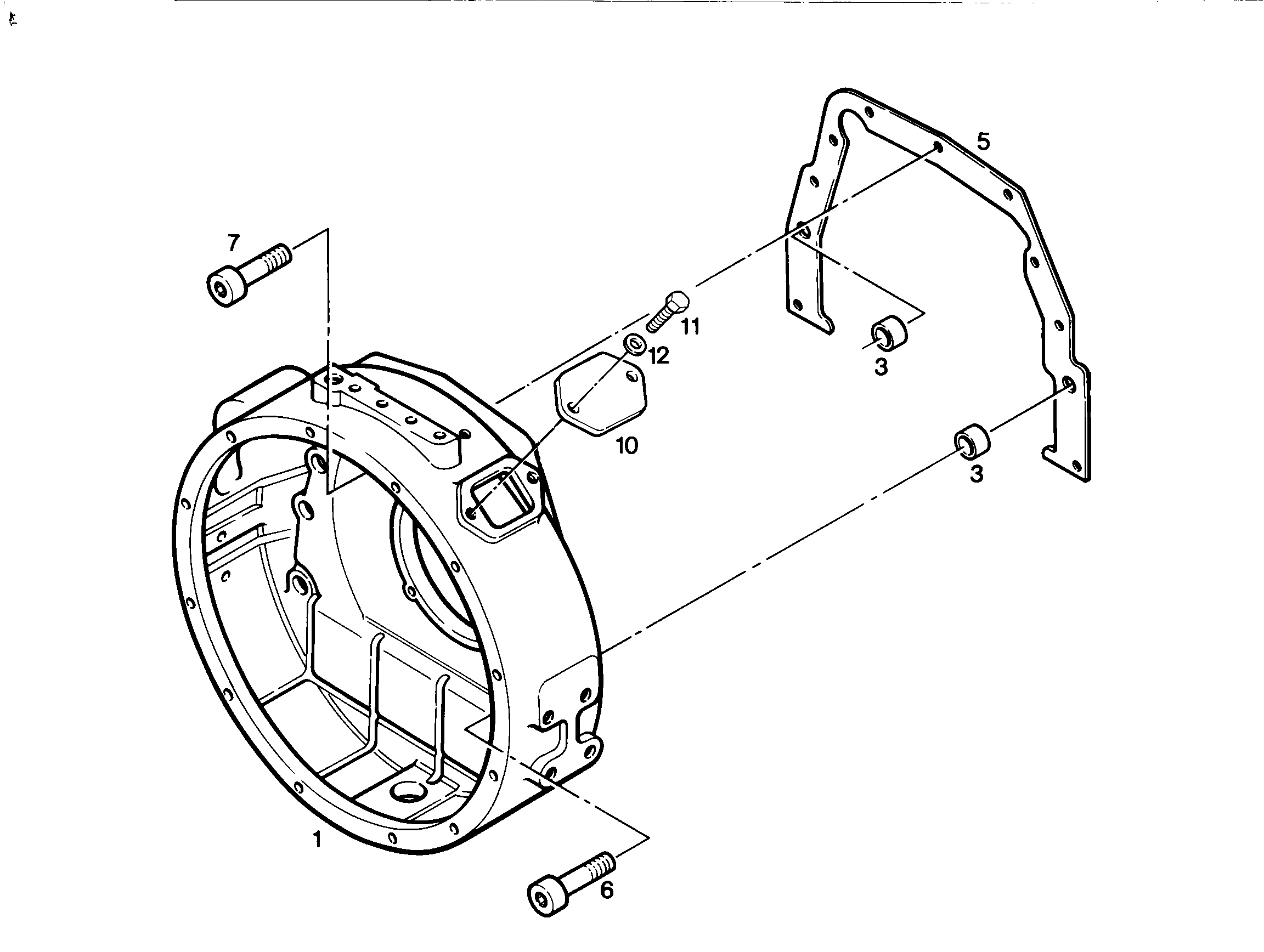КОРПУС МАХОВИКА SAE 2 9278007 LIEBHERR