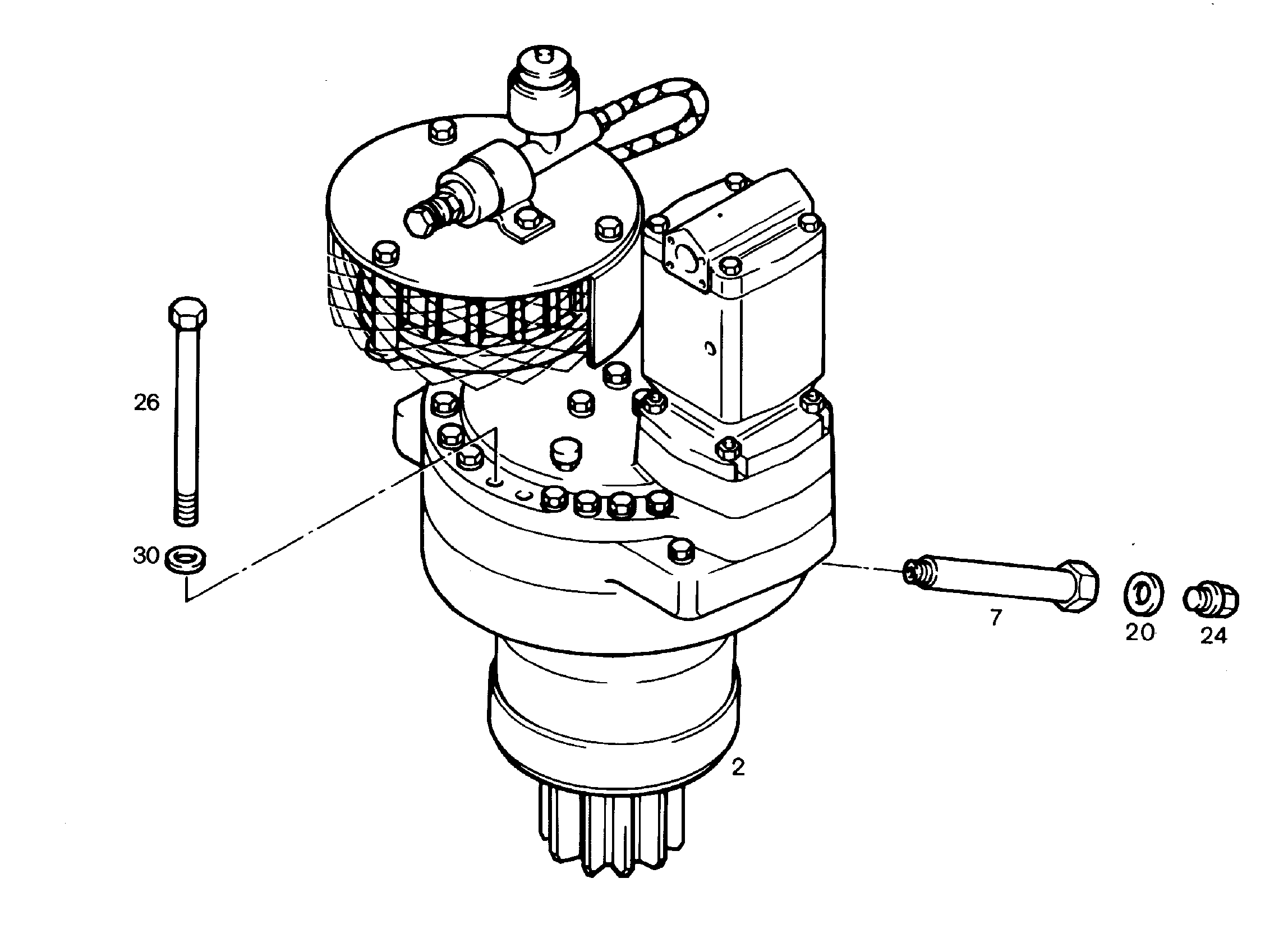МЕХАНИЗМ ПОВОРОТА 9147025 LIEBHERR