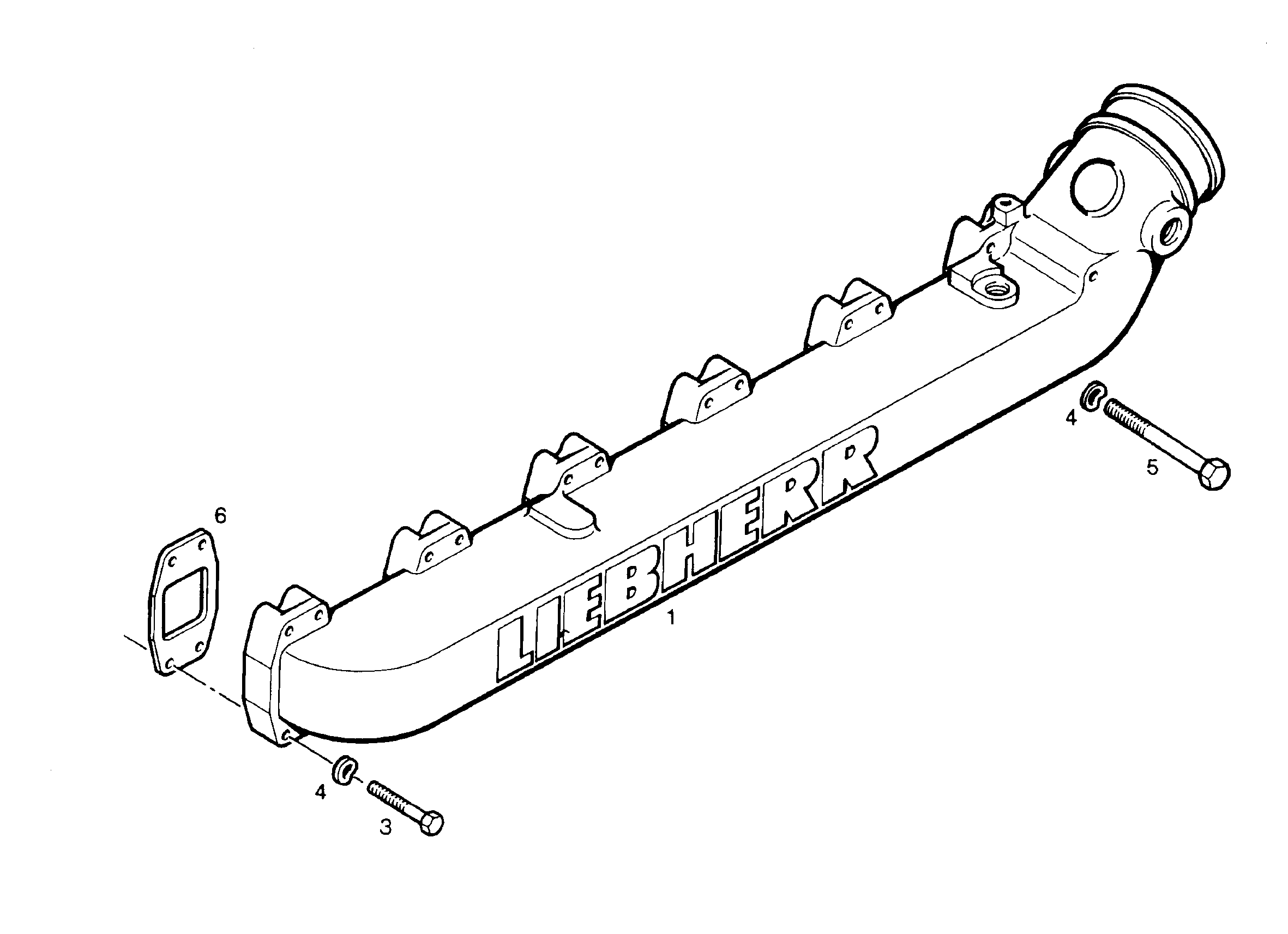ТРУБА ВСАСЫВАЮЩАЯ 9148164 LIEBHERR