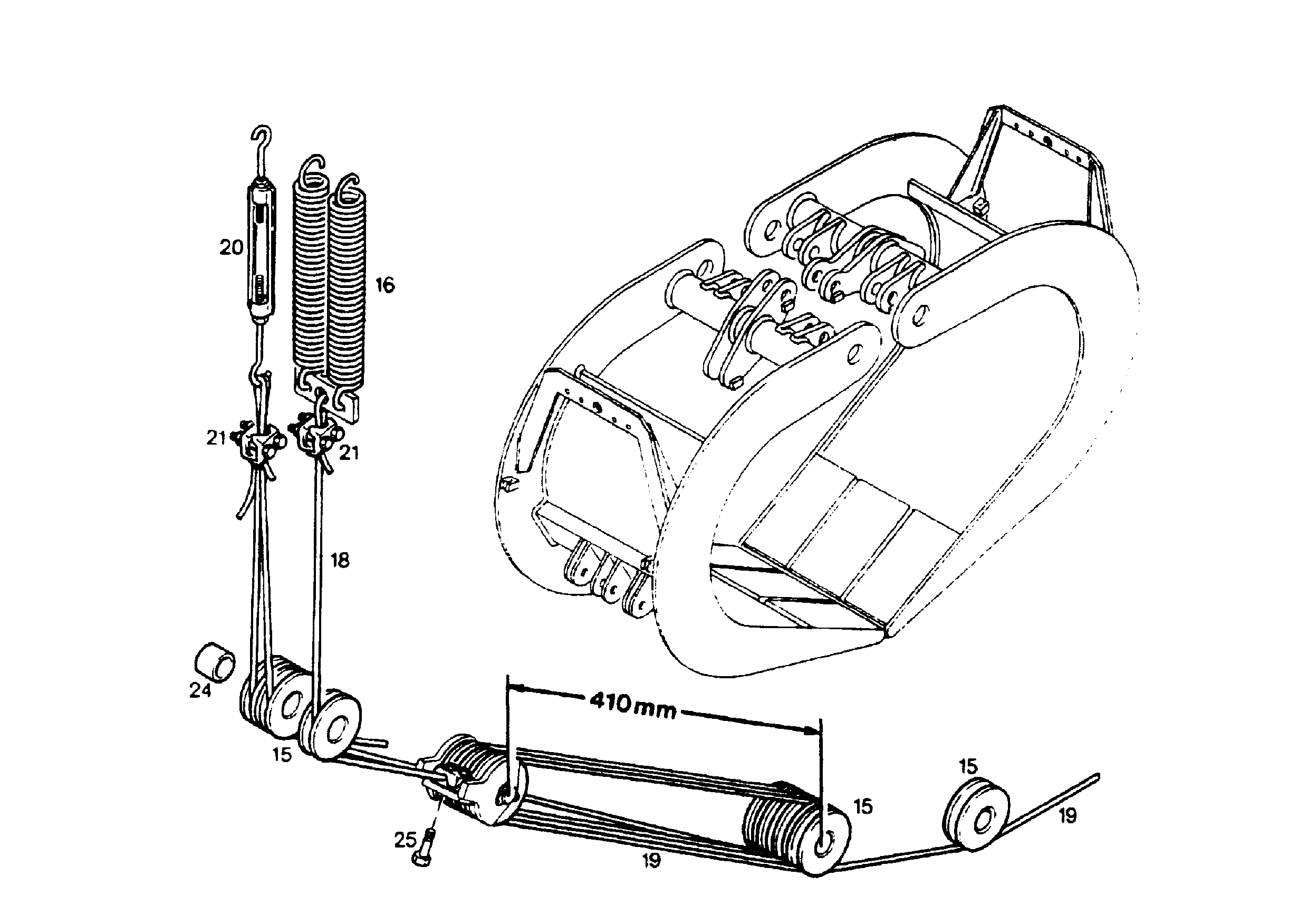 ПРУЖИНА НАТЯЖНАЯ 9104515 LIEBHERR