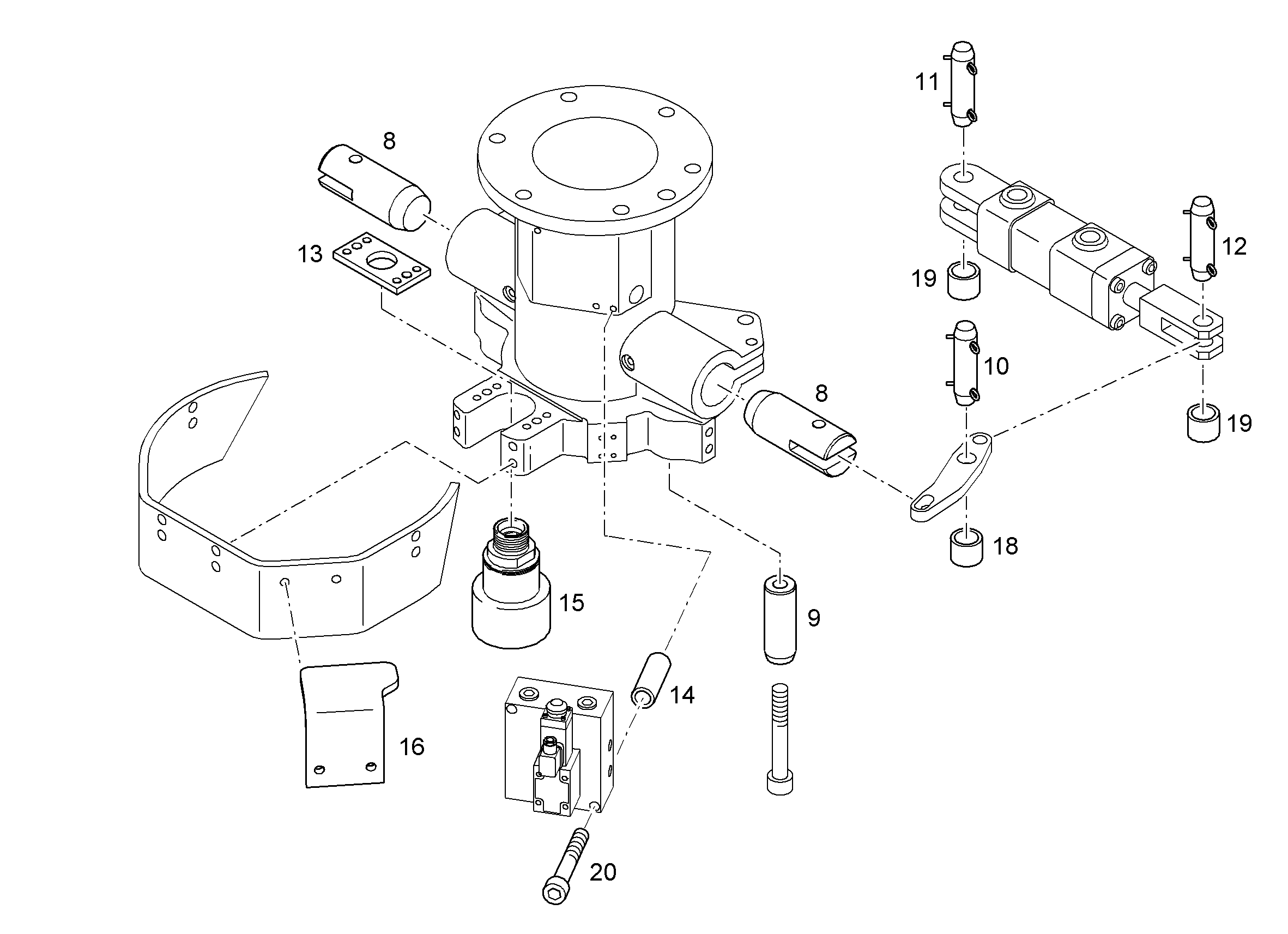 ГИЛЬЗА РАСПОРНАЯ 9X16X37,5 9192598 LIEBHERR