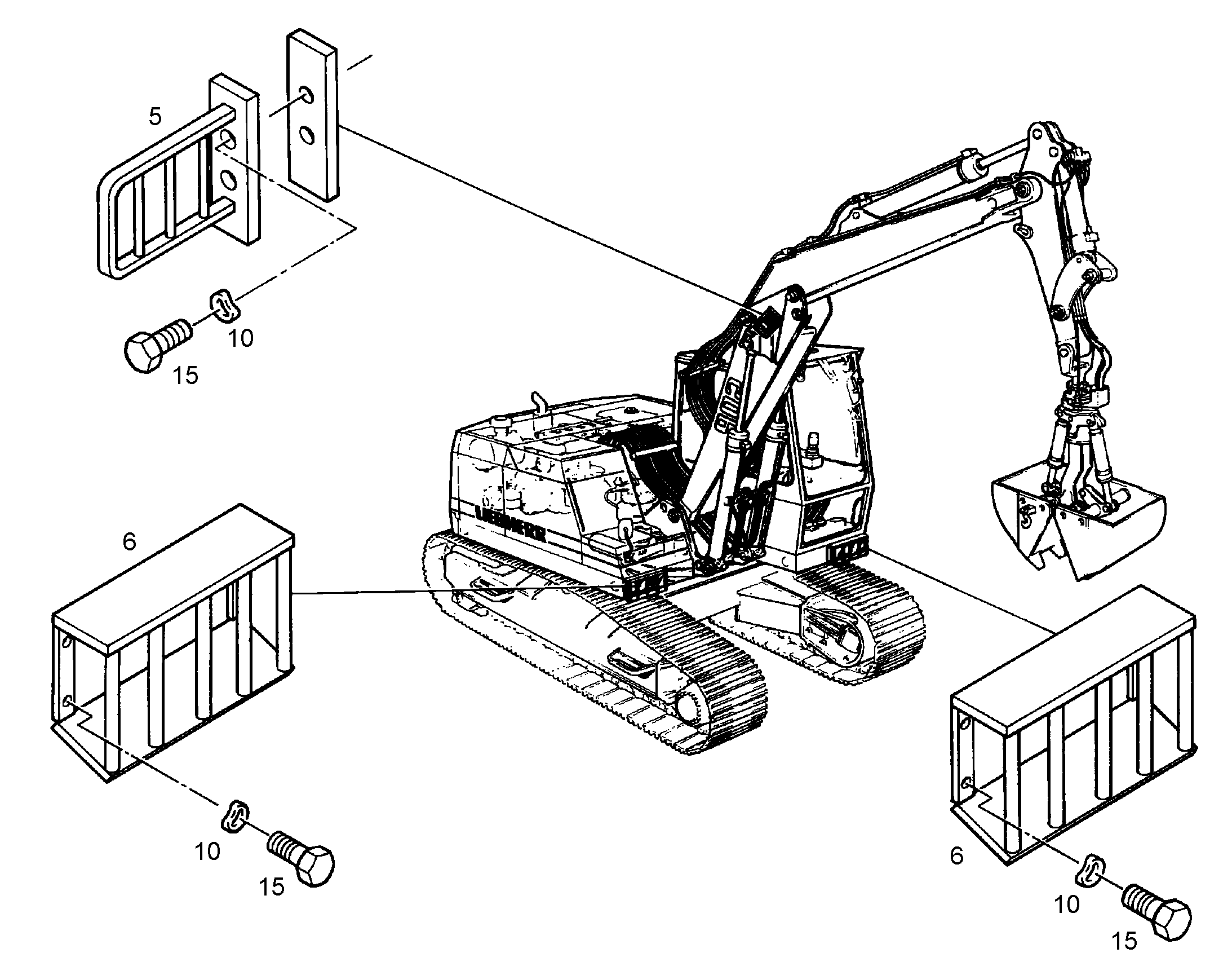 ЗАЩИТА ФАР РАБОЧЕГО ОСВЕЩЕНИЯ 9178564 LIEBHERR