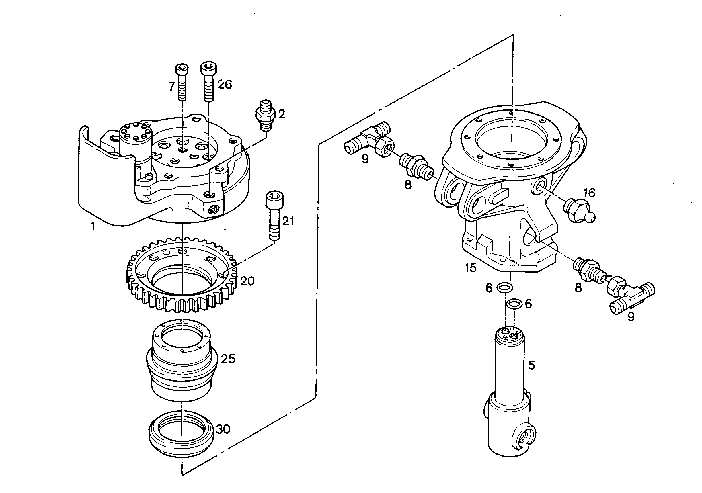 СОЕДИНЕНИЕ ПОВОРОТНОЕ 9138082 LIEBHERR