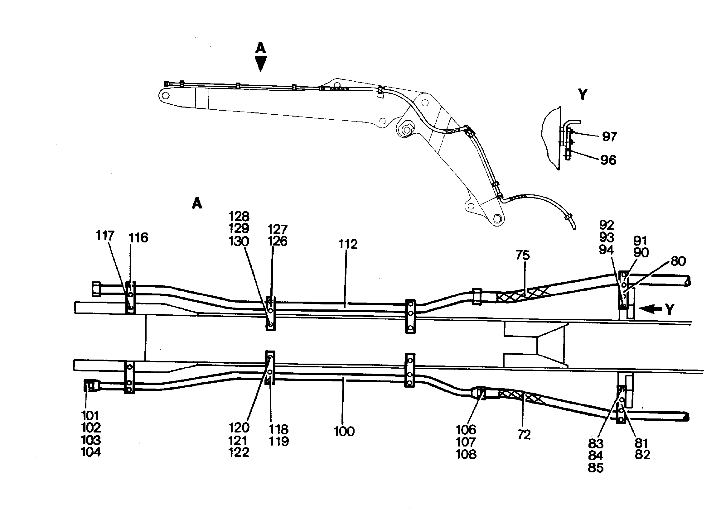 ШЛАНГ 32X2580 5604091 LIEBHERR