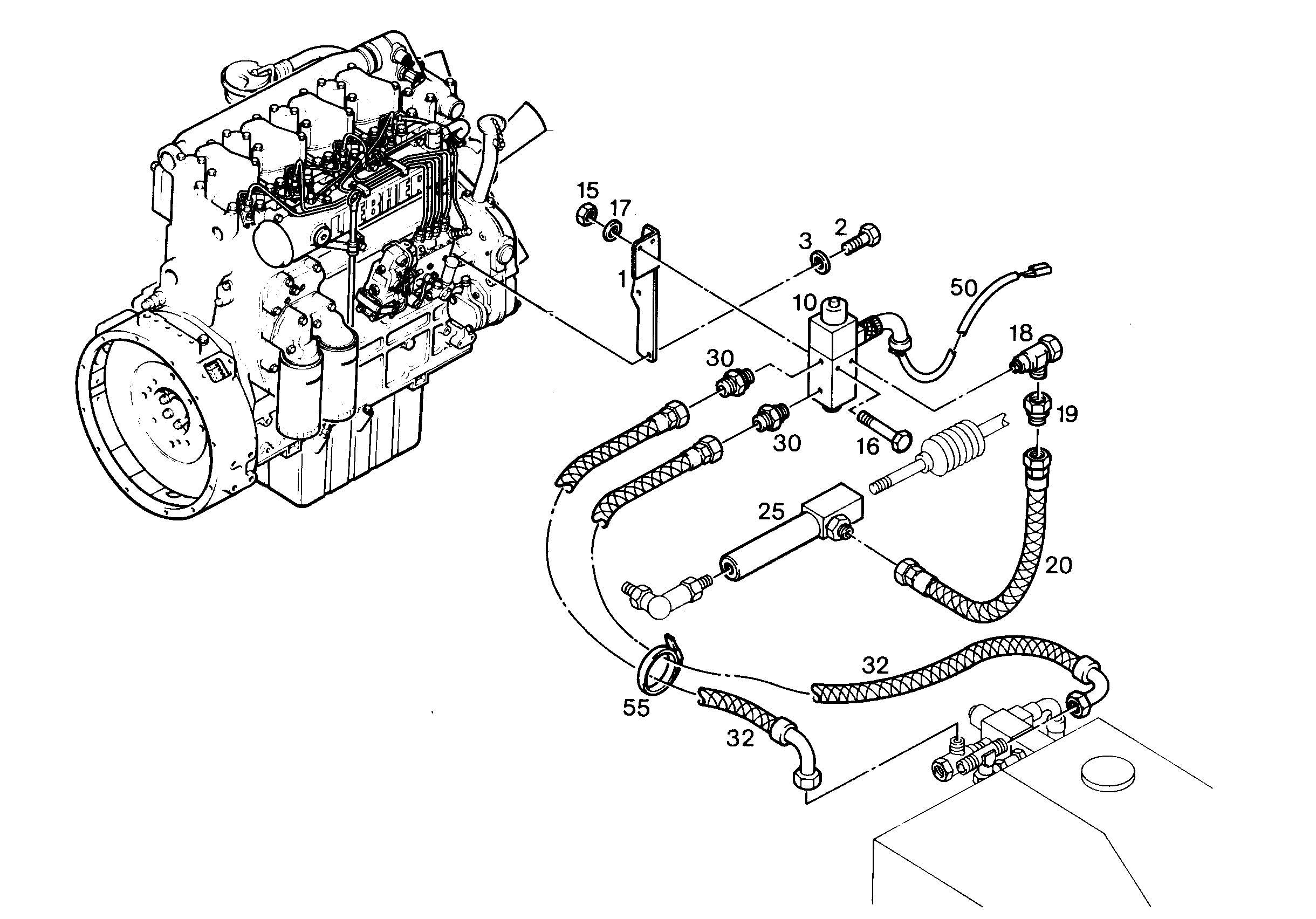 ЦИЛИНДР 5007685 LIEBHERR