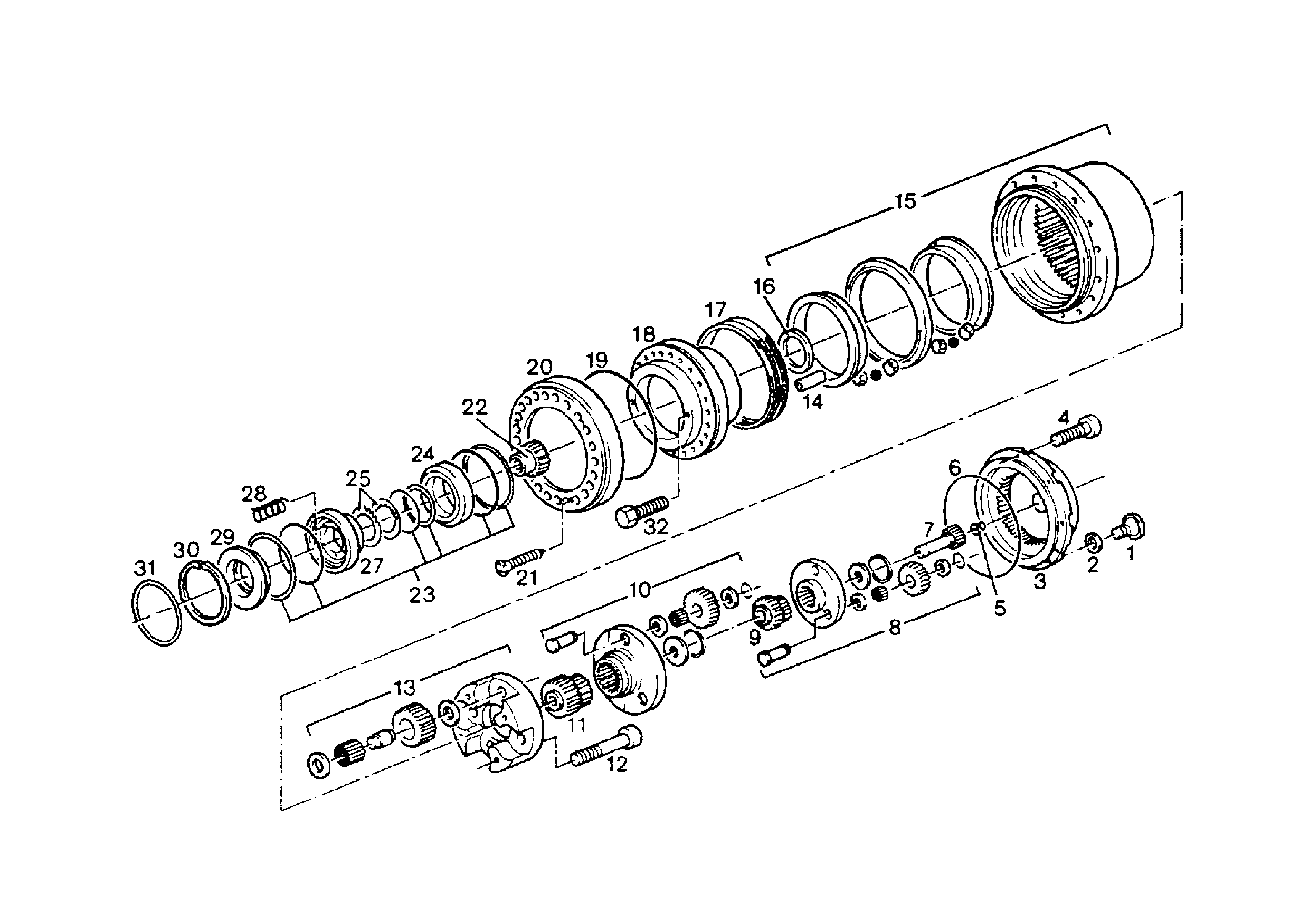 2-Я ПЛАНЕТАРНАЯ ПЕРЕДАЧА 7015507 LIEBHERR