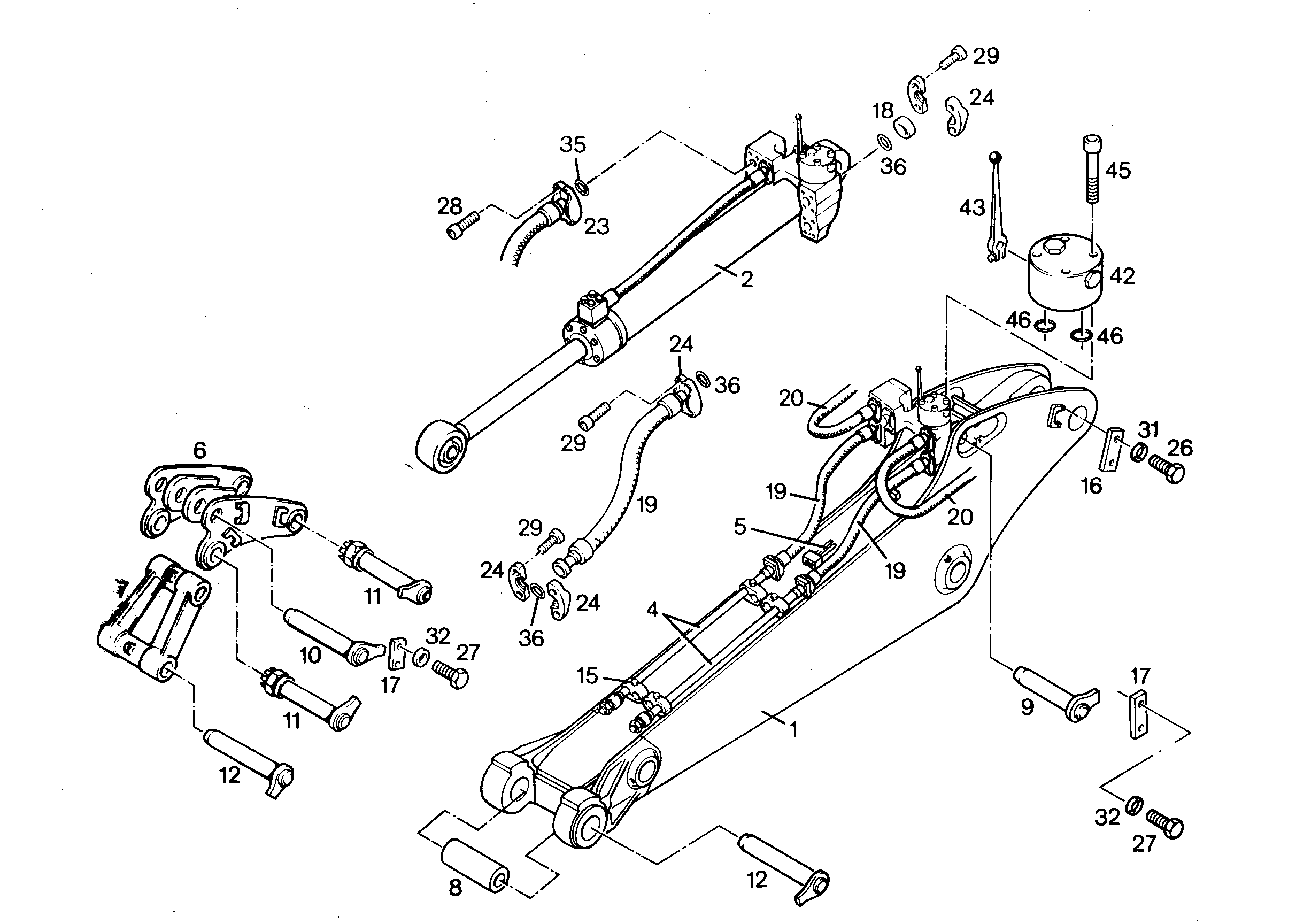 СЕРЬГА СОЕДИНИТЕЛЬНАЯ 9164848 LIEBHERR