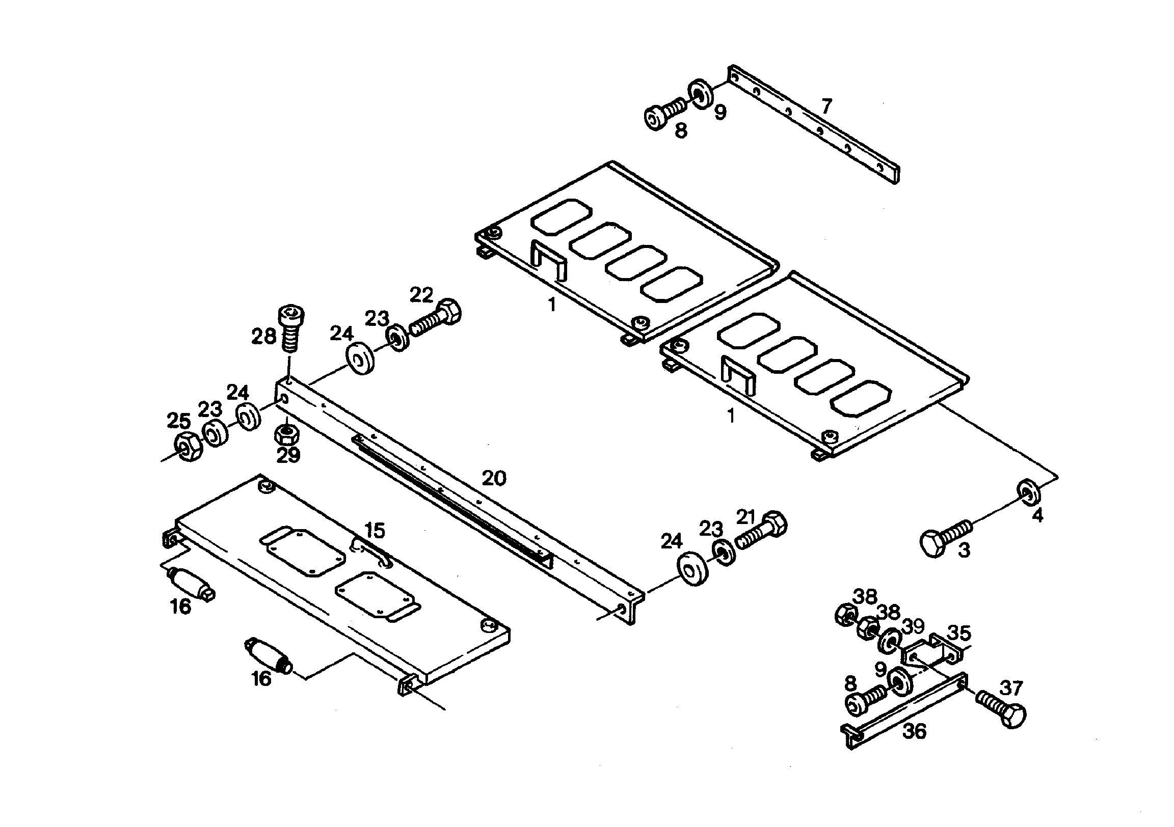 ПЛАНКА 9224249 LIEBHERR