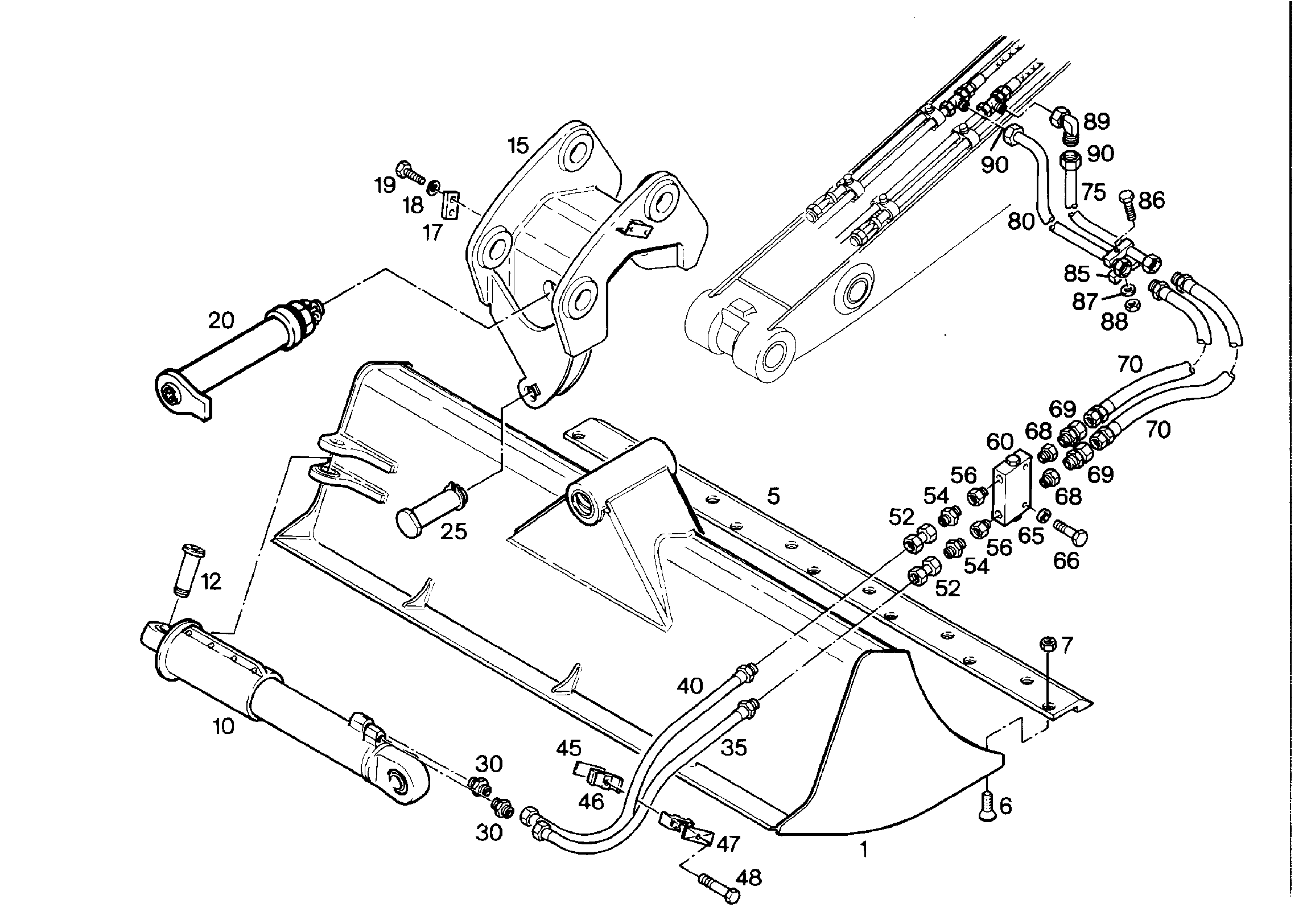 КОВШ КАНАВООЧИСТИТЕЛЯ 2300mm 1,1m³ 9228326 LIEBHERR