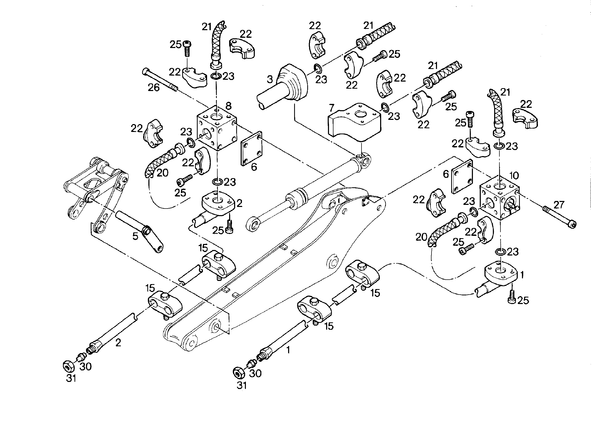 ПЕРЕКЛЮЧАЮЩИЙ КРАН ШАРОВОЙ 5608292 LIEBHERR