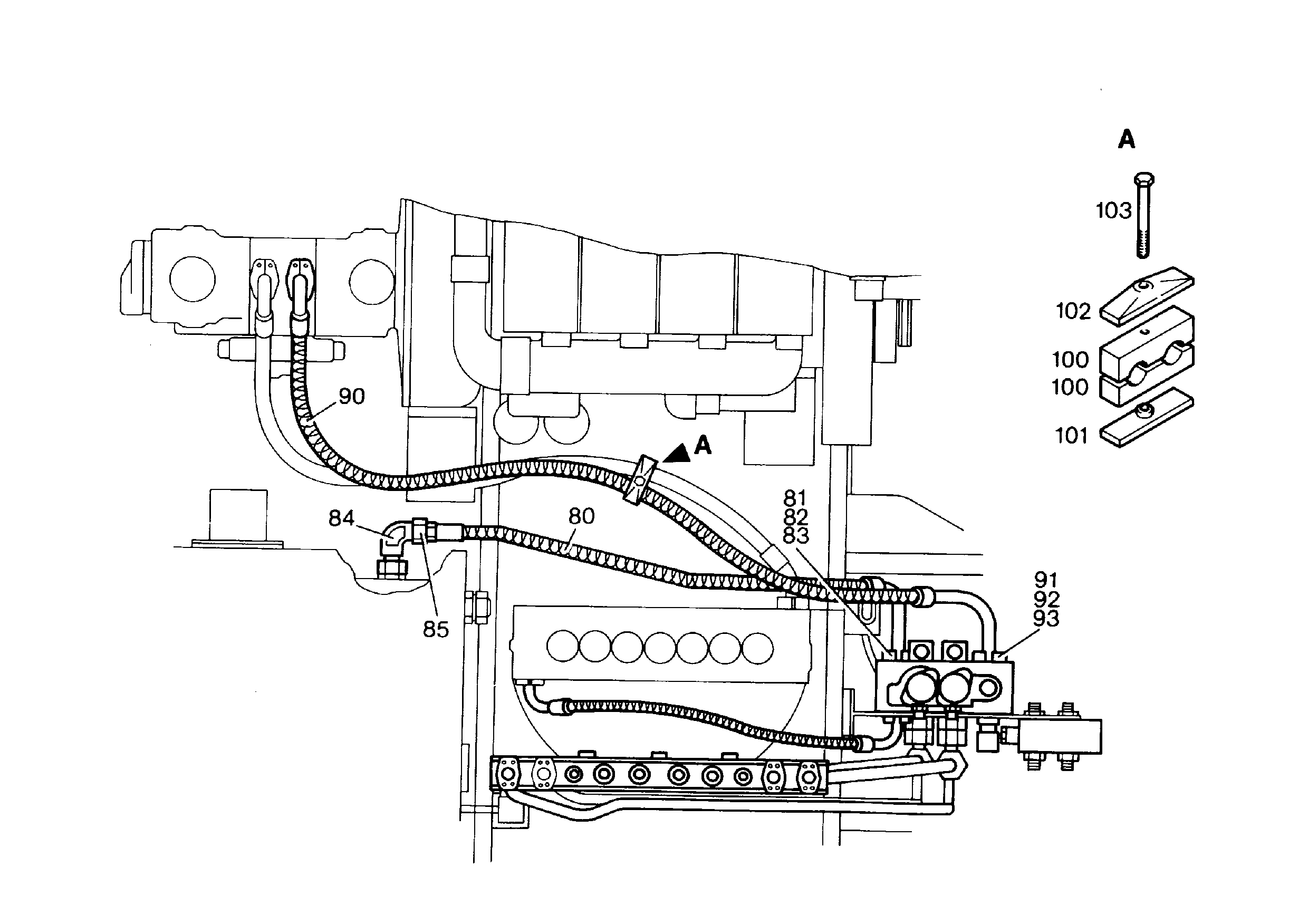 ШЛАНГ 20X1075 7015810 LIEBHERR