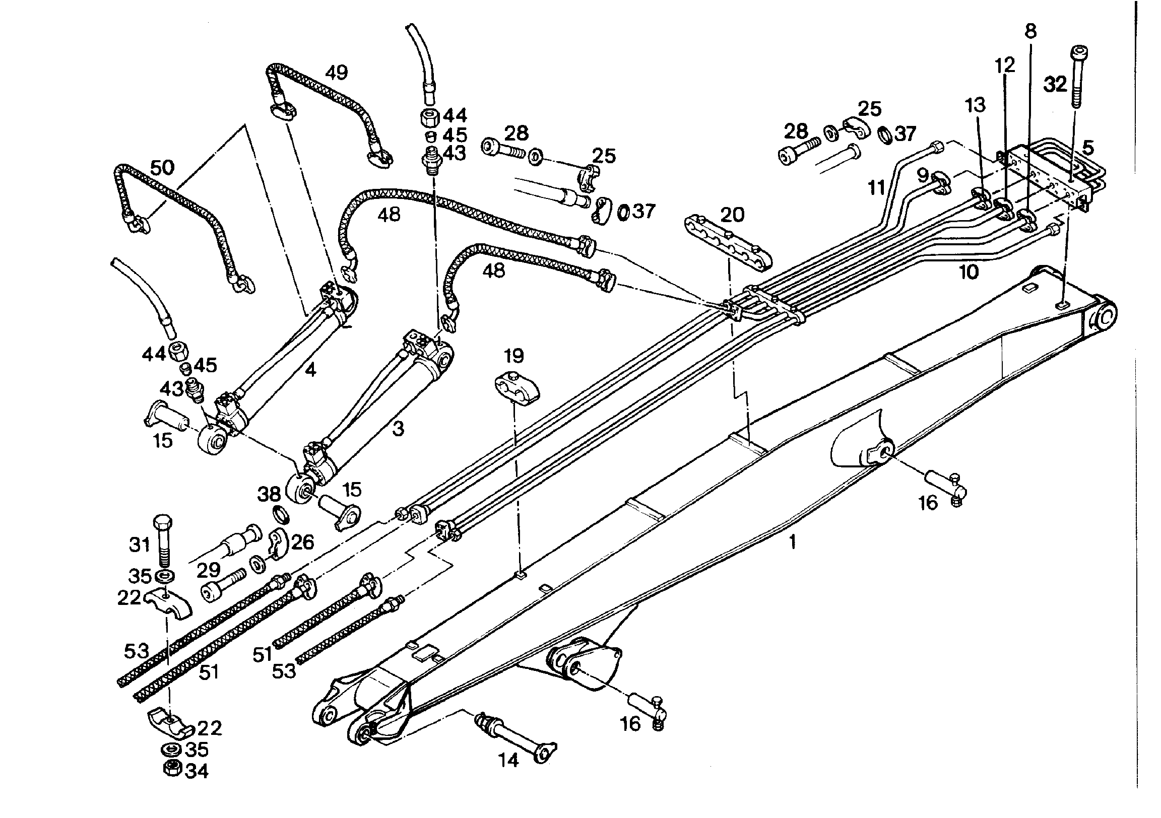 СКОБА ДЛЯ КРЕПЛЕНИЯ ТРУБЫ 16 4x25-16 9169906 LIEBHERR