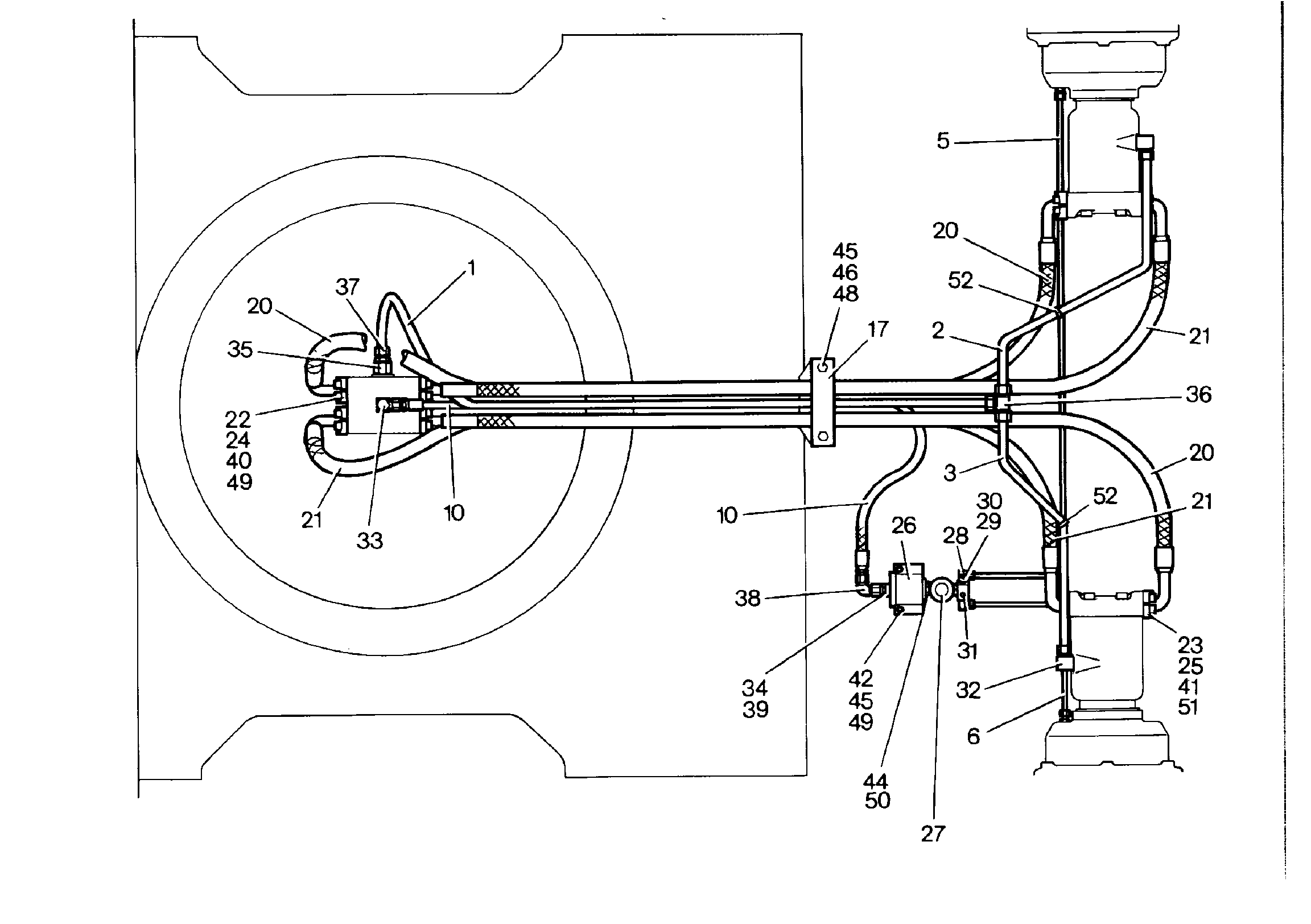 СКОБА ДЛЯ КРЕПЛЕНИЯ ШЛАНГА GM6050 7363441 LIEBHERR