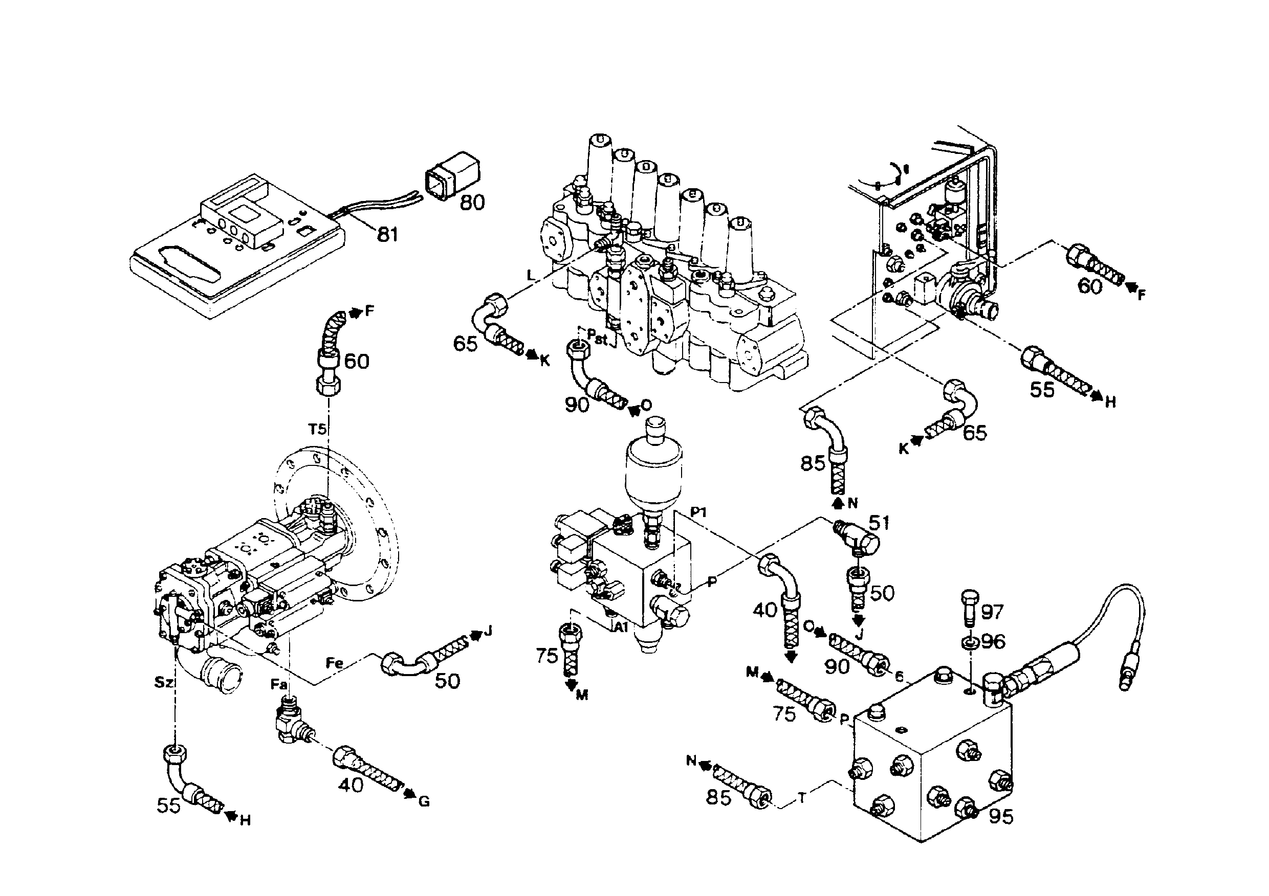 ШЛАНГ 20X550 7016139 LIEBHERR