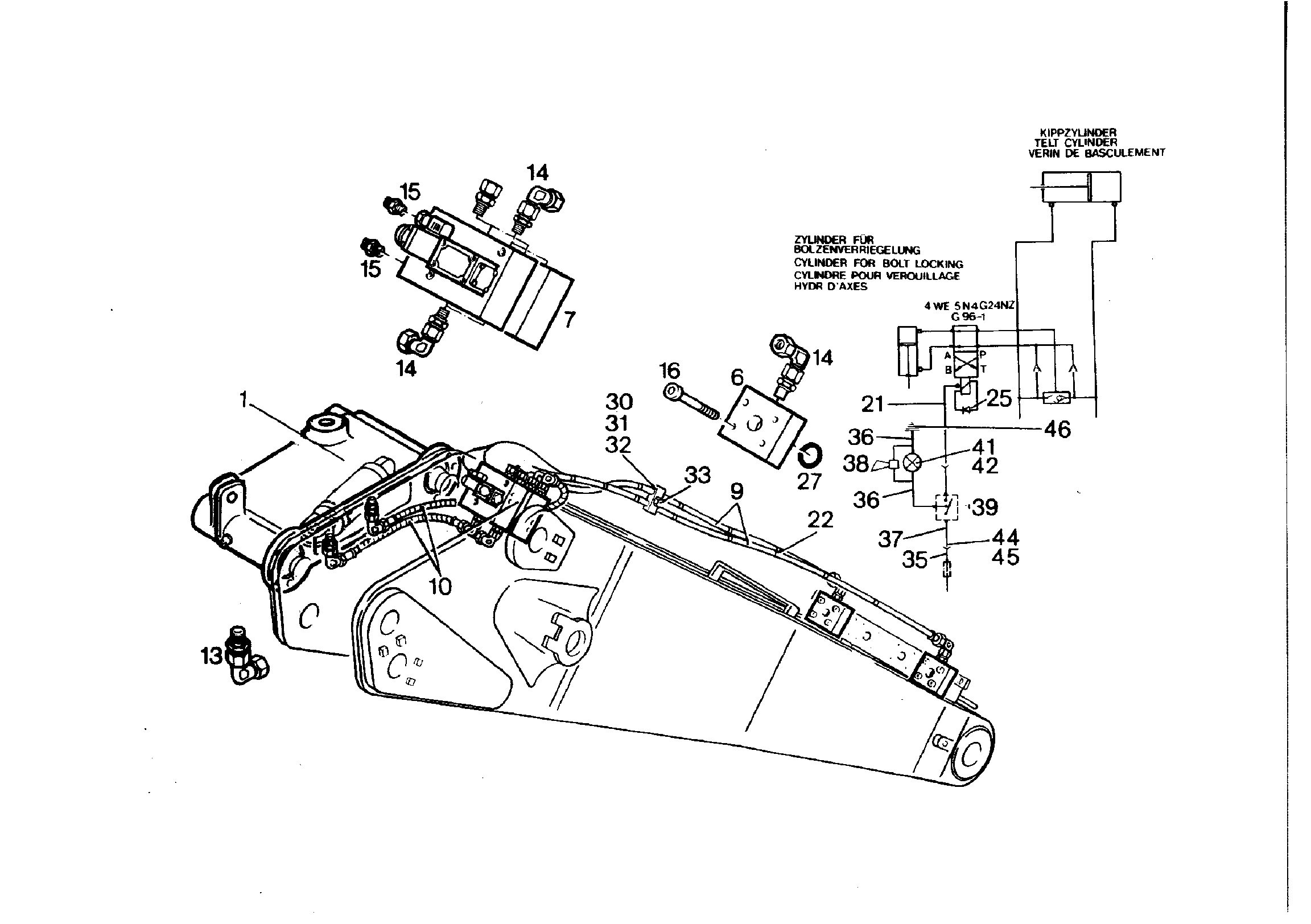 ПРОВОДКА ЧЕРНАЯ 9108593 LIEBHERR