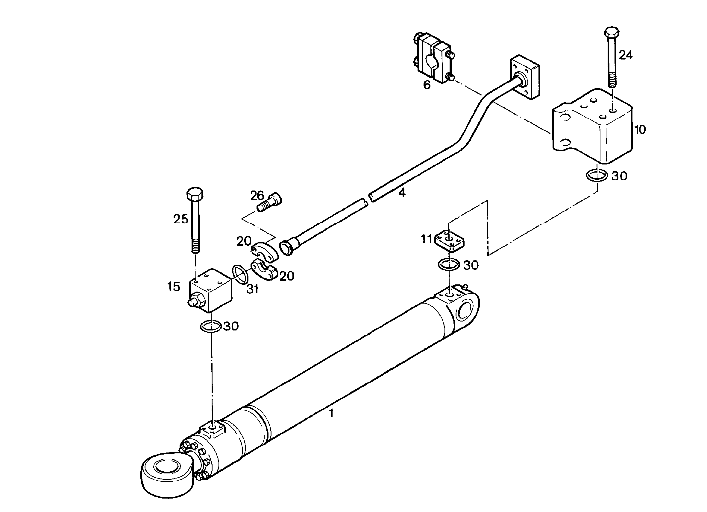 БОЛТ С ШЕСТИГРАННОЙ ГОЛОВКОЙ ISO 4014 M10X115 10.9 A3C 7004759 LIEBHERR