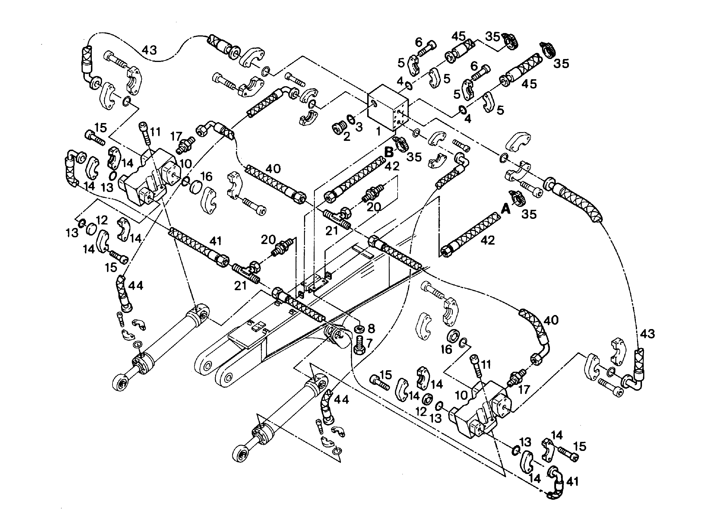 ШЛАНГ 25X450 7008561 LIEBHERR