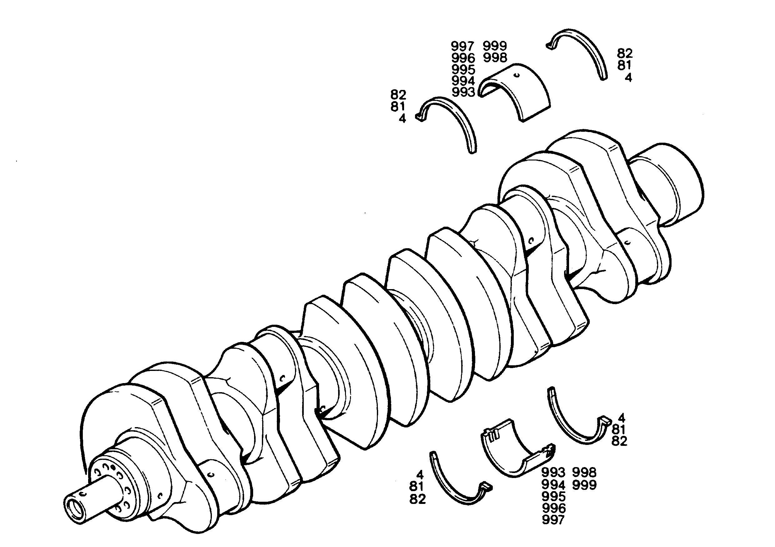 КОРЕННОЙ ПОДШИПНИК 9157852 LIEBHERR