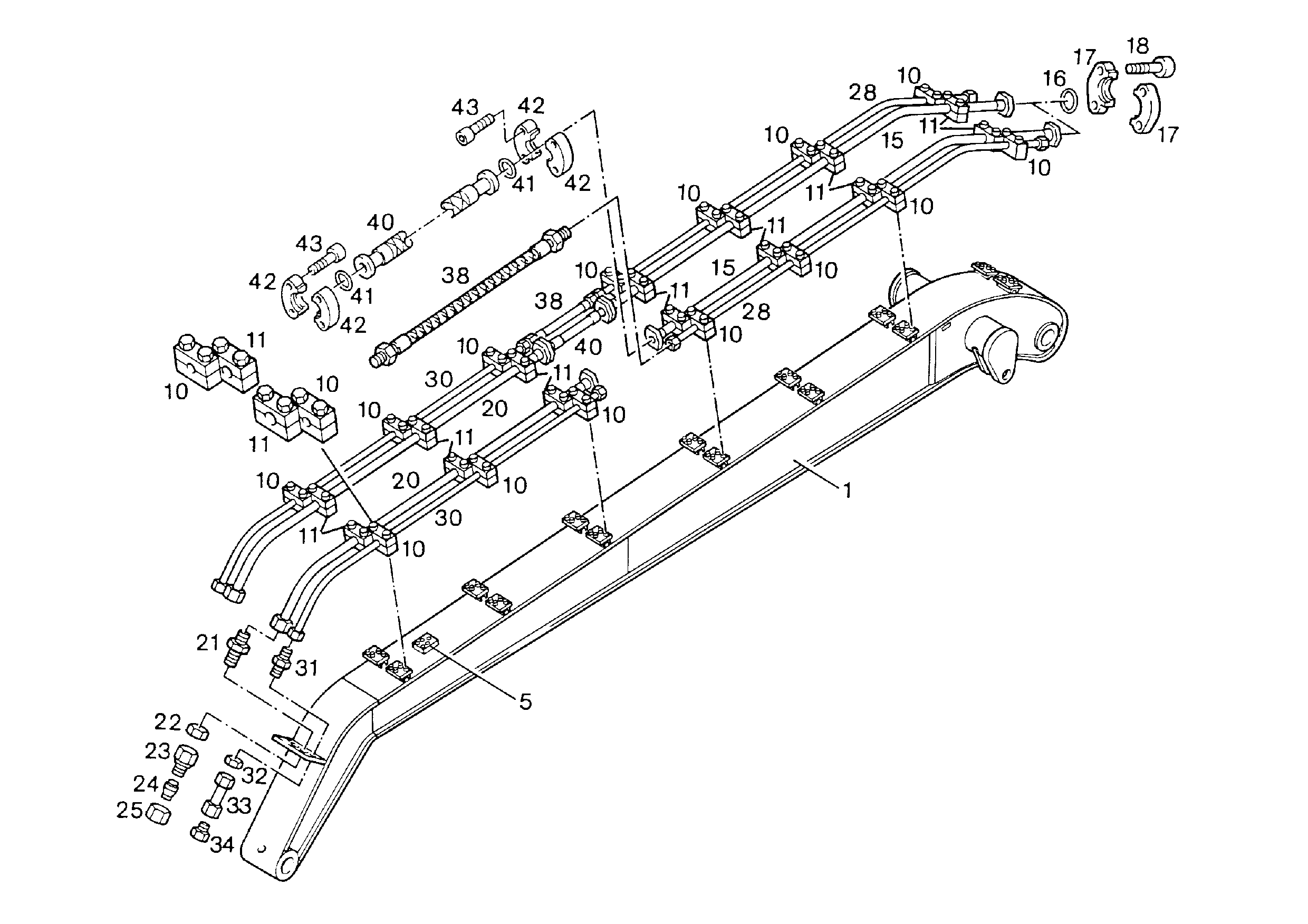 СМАЗОЧНЫЕ ЛИНИИ УСТАНОВКА 9205933 LIEBHERR