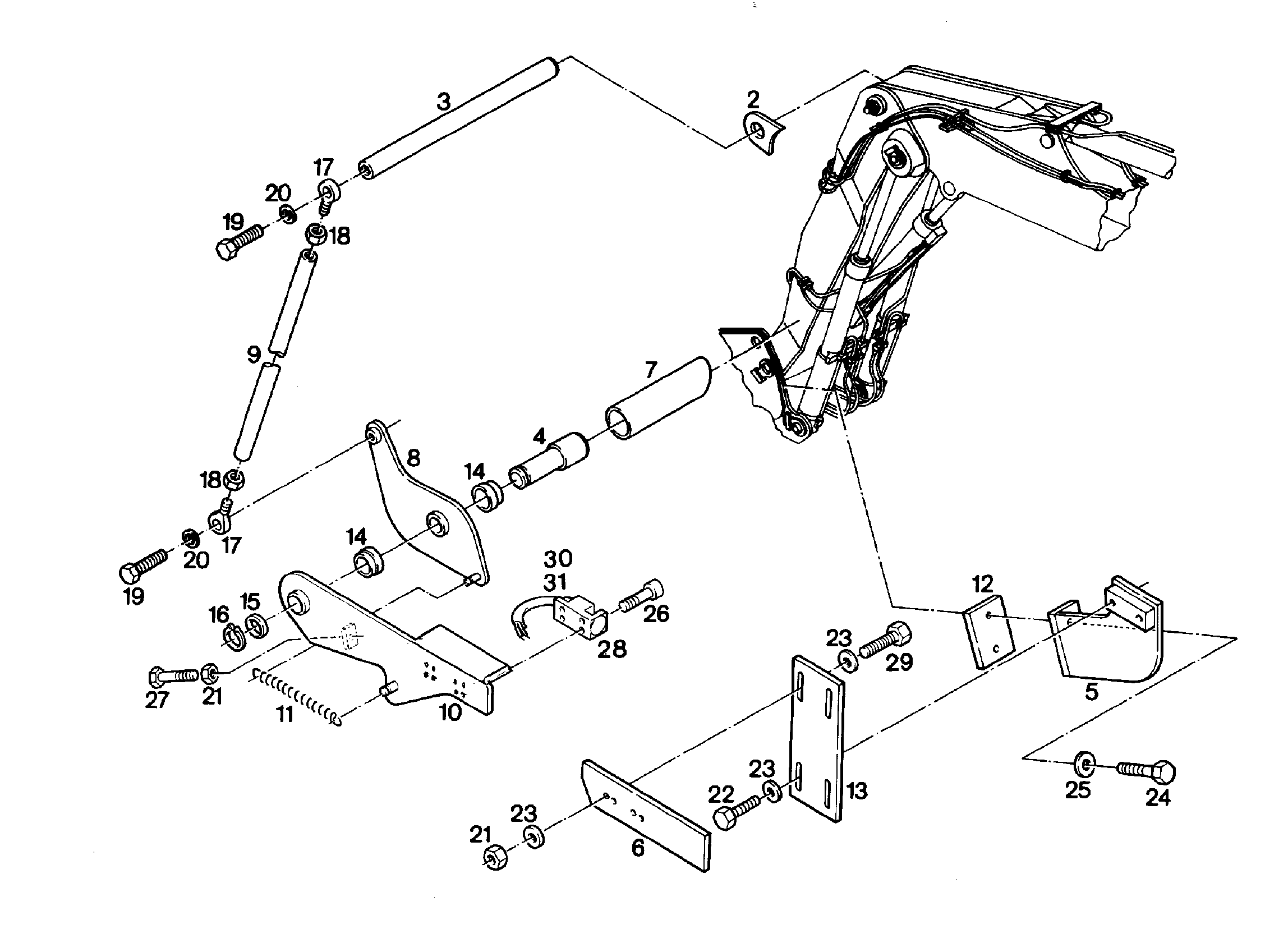 ПЛАНКА 9237144 LIEBHERR