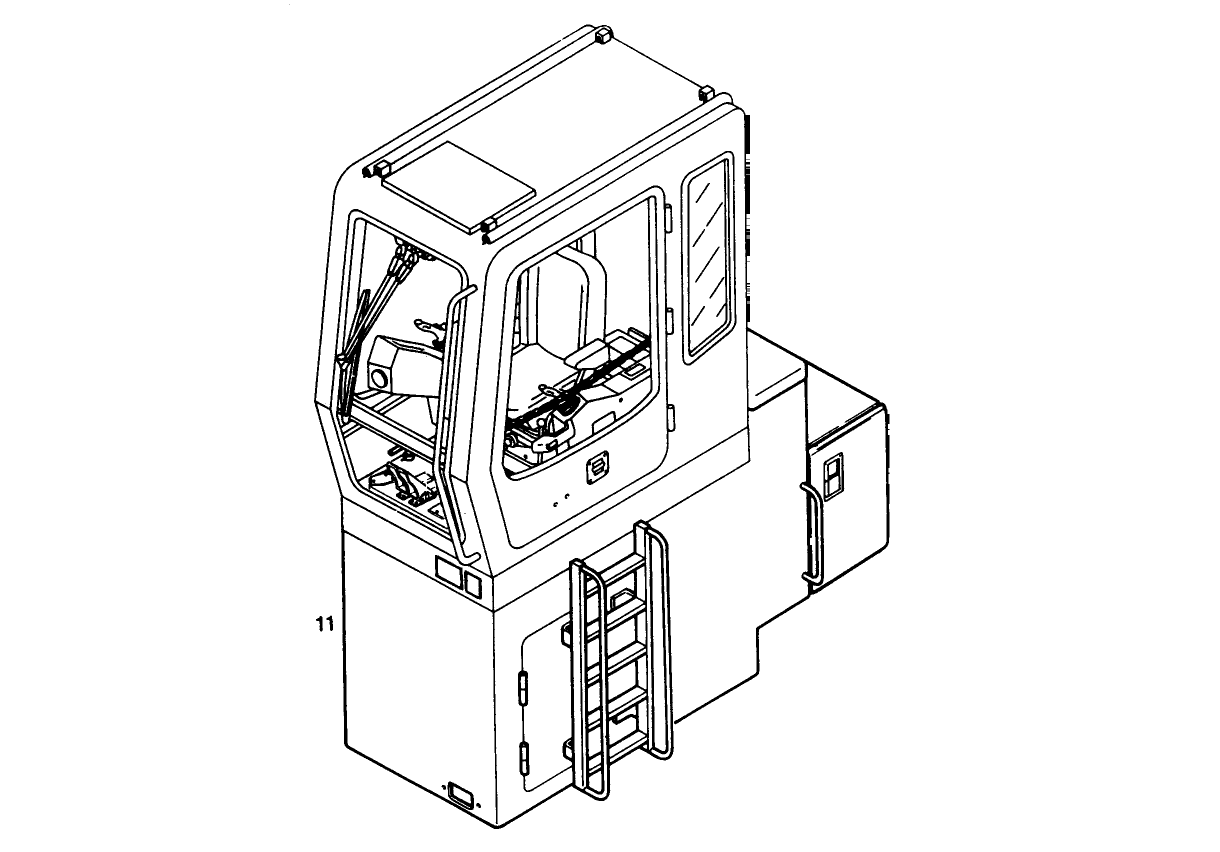 ВОЗВЫШЕНИЕ КАБИНЫ 1200MM 9241546 LIEBHERR