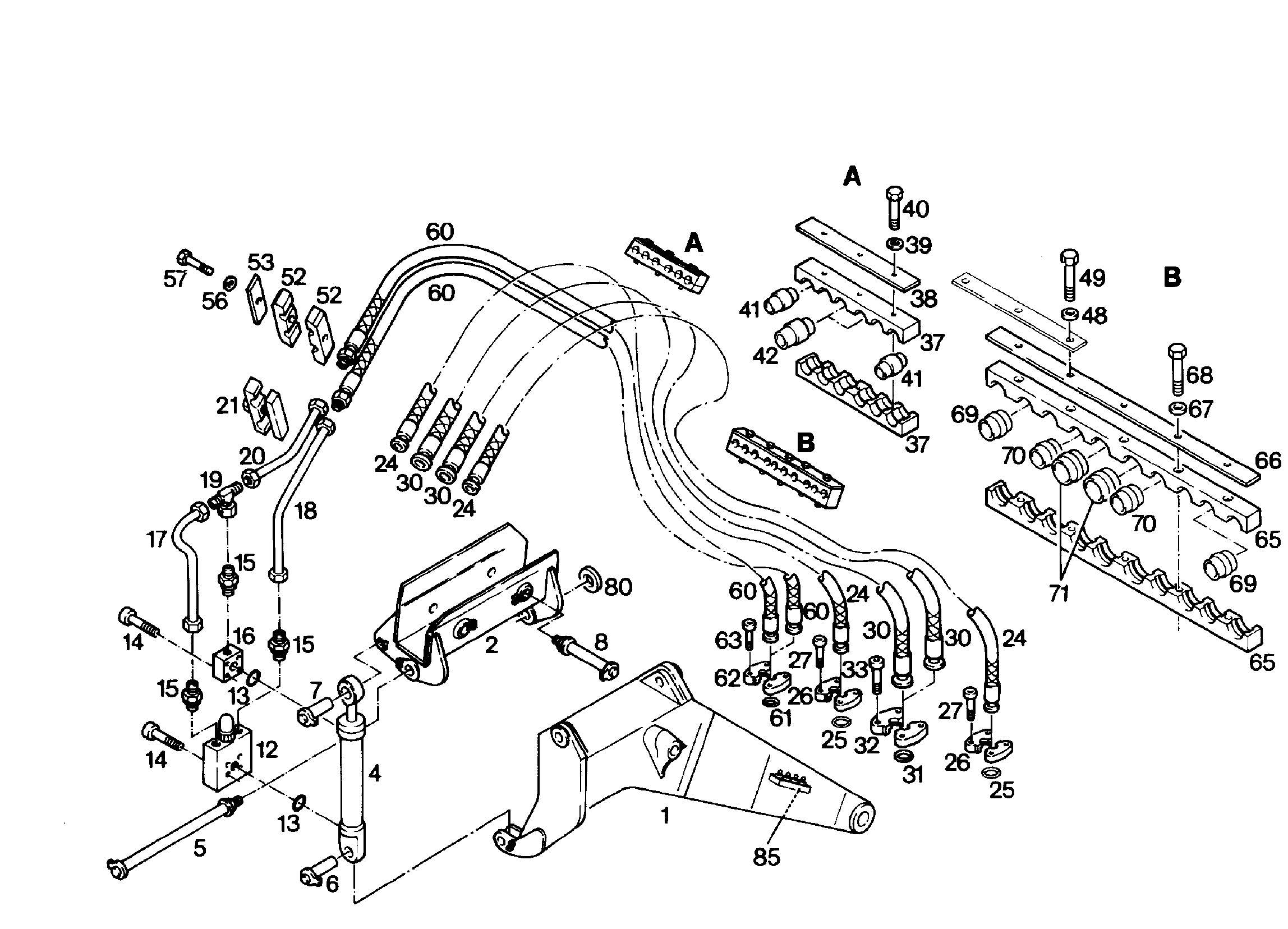 СКОБА ДЛЯ КРЕПЛЕНИЯ ТРУБЫ 9174804 LIEBHERR